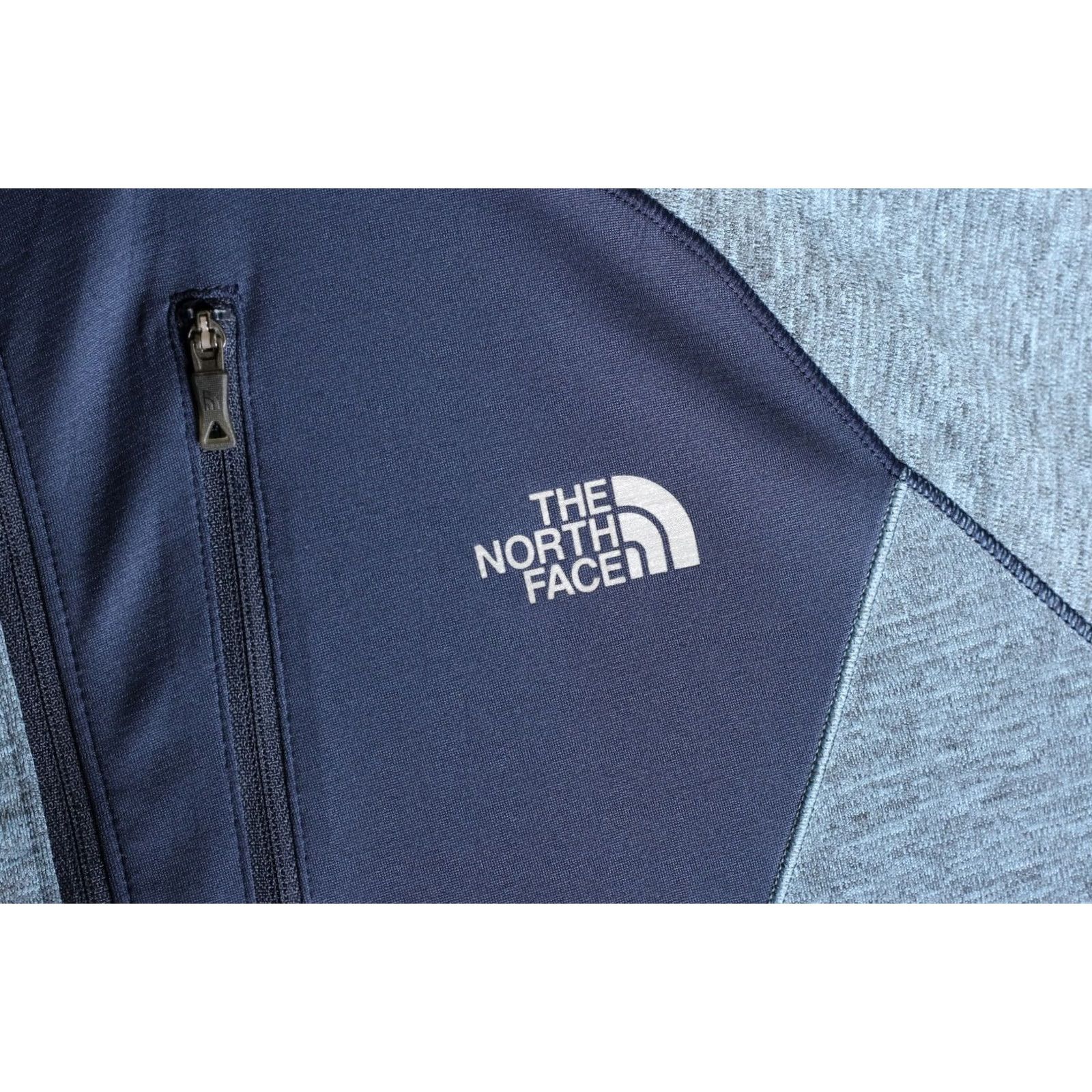 The North Face THE NORTH FACE FLASHDRY Half Zip Top Active Wear Men XL Melange Blue Size US XL / EU 56 / 4 - 4 Thumbnail