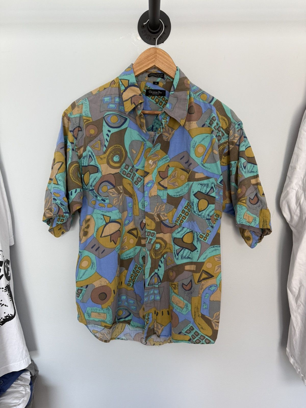 Christian Dior Monsieur Vintage Dior Monsieur abstract button down Size US M / EU 48-50 / 2 - 1 Thumbnail