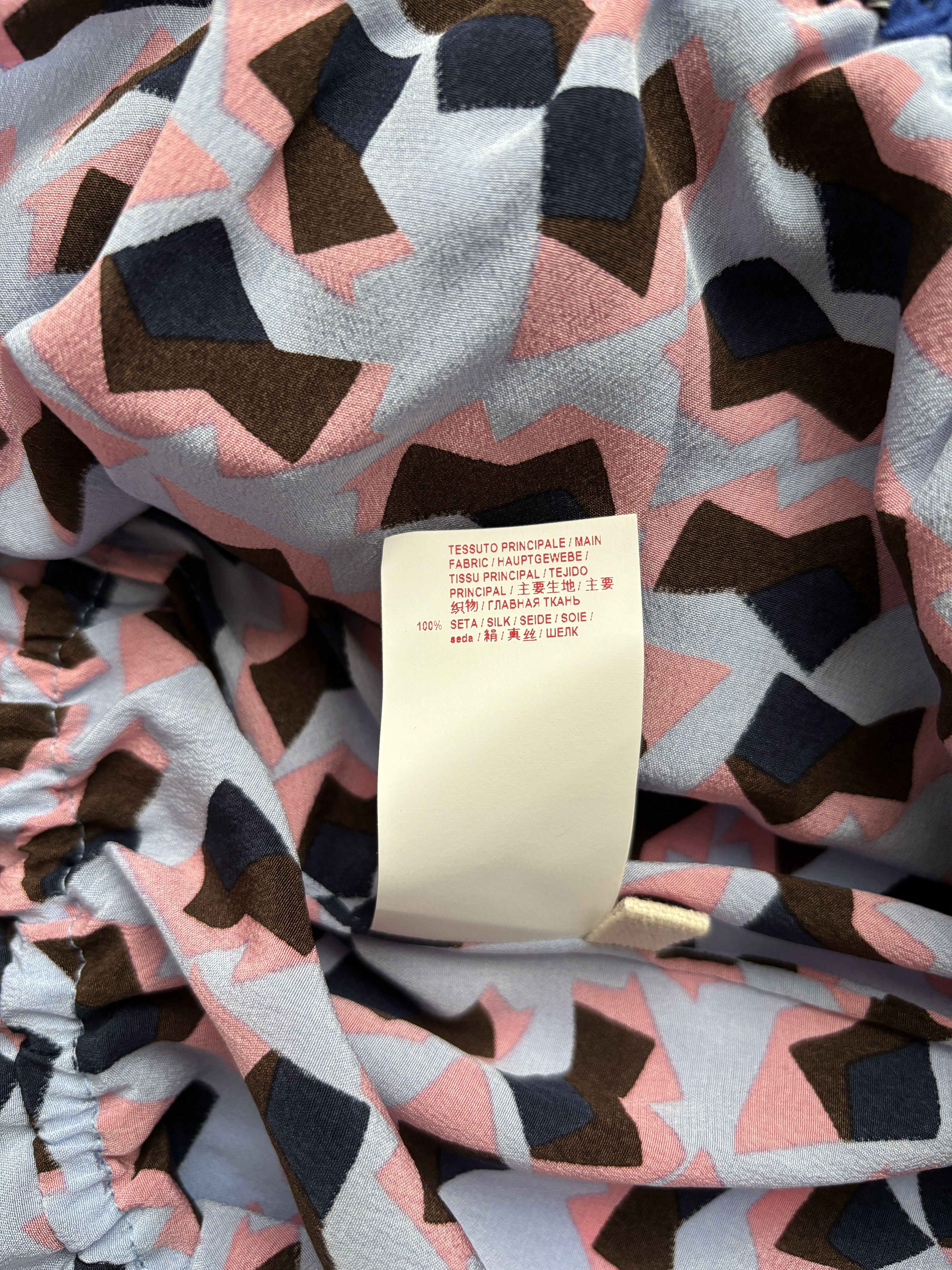Marni ⚡️QUICK SALE⚡️Marni Multi-Colored Patterned Silk Tank Top Size S / US 4 / IT 40 - 6 Thumbnail