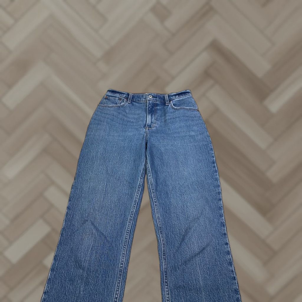 Abercrombie & Fitch Abercrombie & Fitch Jeans Womens 28 Regular Straight 90s High Rise Blue 12124 Size 28" / US 6 / IT 42 - 1 Thumbnail