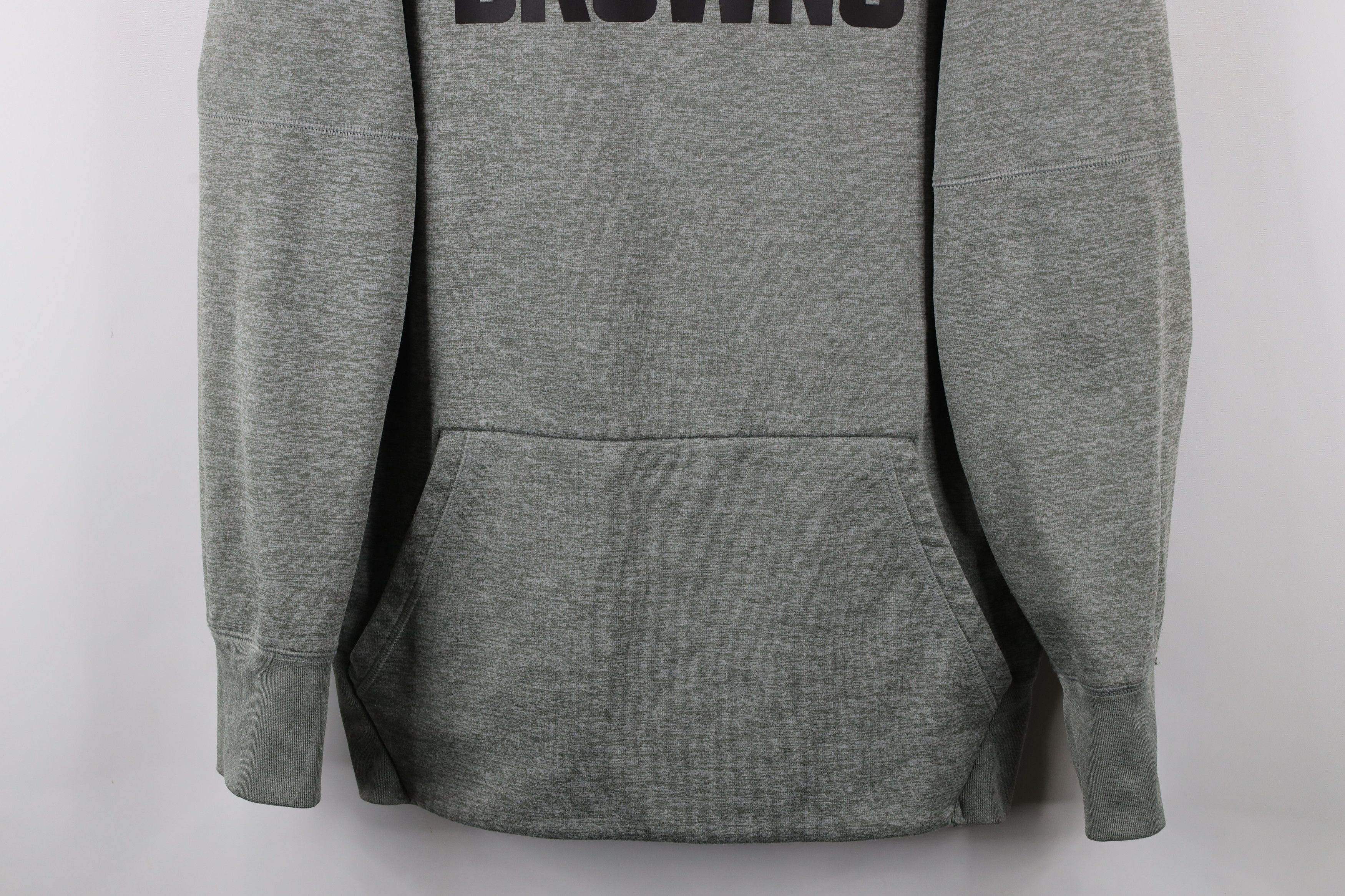 Nike × Vintage Nike Browns Football Hoodie Sweatshirt Heather Gray Size US XL / EU 56 / 4 - 3 Thumbnail