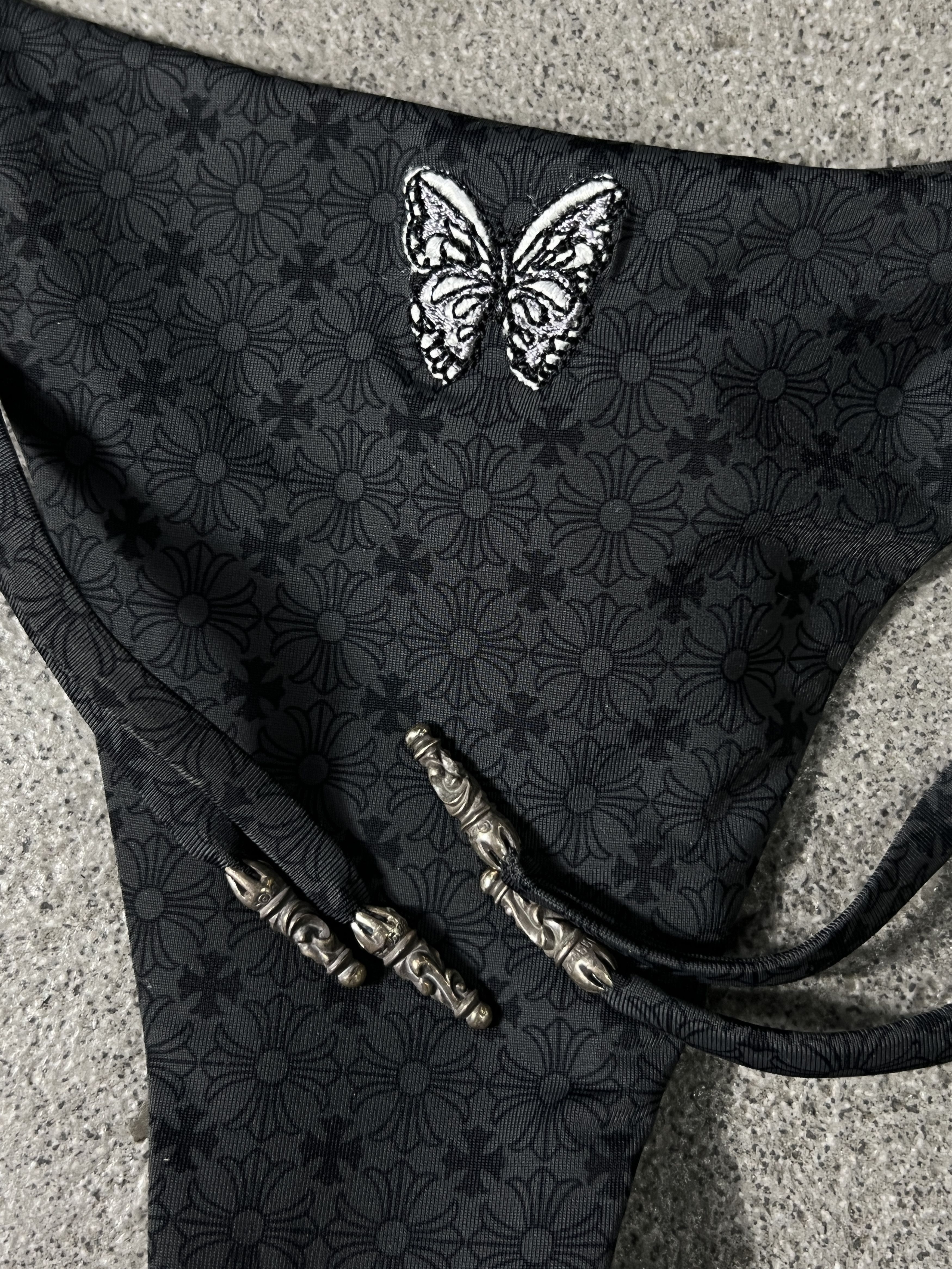 Chrome Hearts Chrome Hearts Butterfly Bikini Bottom Black S USA Size 30" / US 8 / IT 44 - 4 Thumbnail