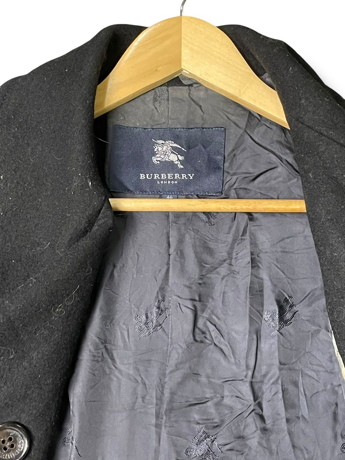 Vintage x Burberry London Wool Coat (32)