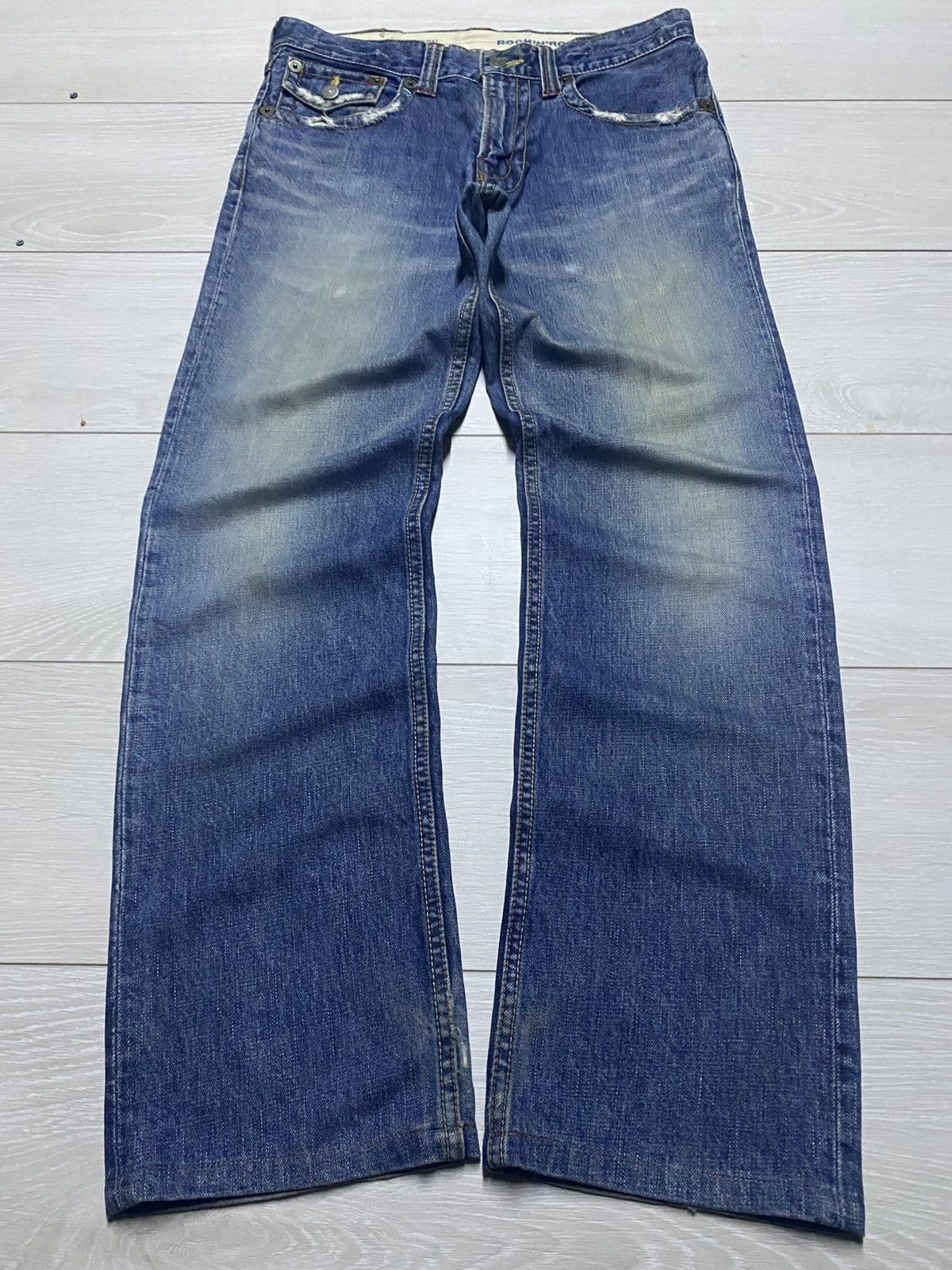 PPFM × The Smiths Vintage Perfomance Ppfm Custom Distressed Jeans Size US 32 / EU 48 - 1 Thumbnail