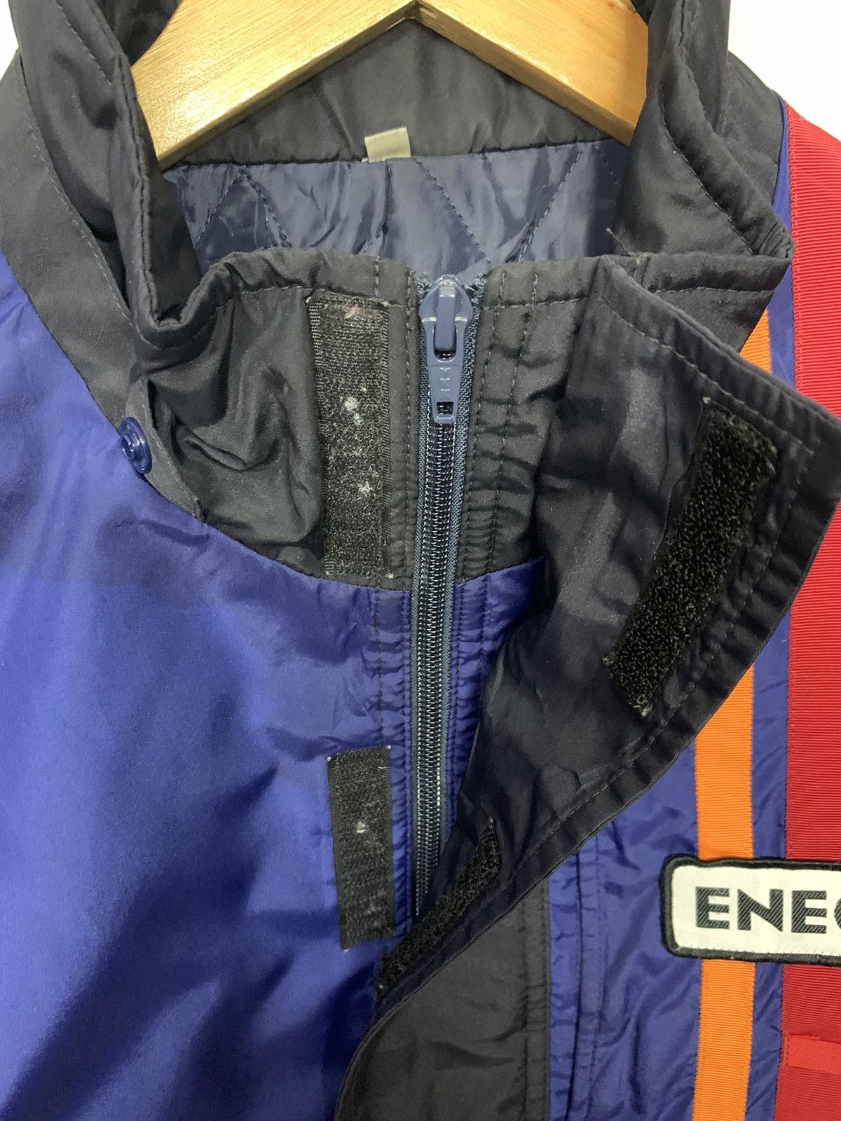 Vintage Vintage Y2K Eneos "Initial D" Zipper Down Windbreaker Jacket Size US XL / EU 56 / 4 - 9 Thumbnail
