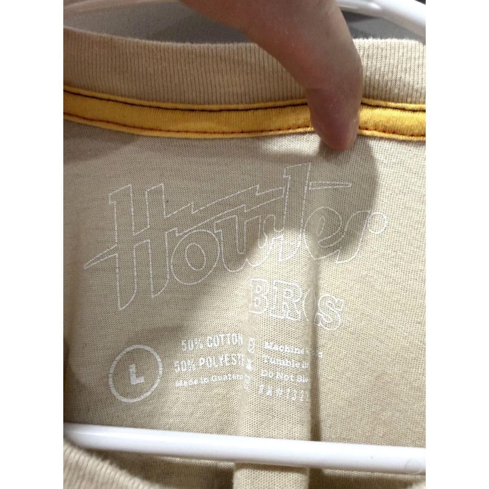 Howler Brothers Howler Brothers T Shirt Mens L Heed The Call Howler Head Casual Cotton 90s Beige Short Sleeve Crew Neck Graphic Print (Regular) Men Size US L / EU 52-54 / 3 - 3 Thumbnail