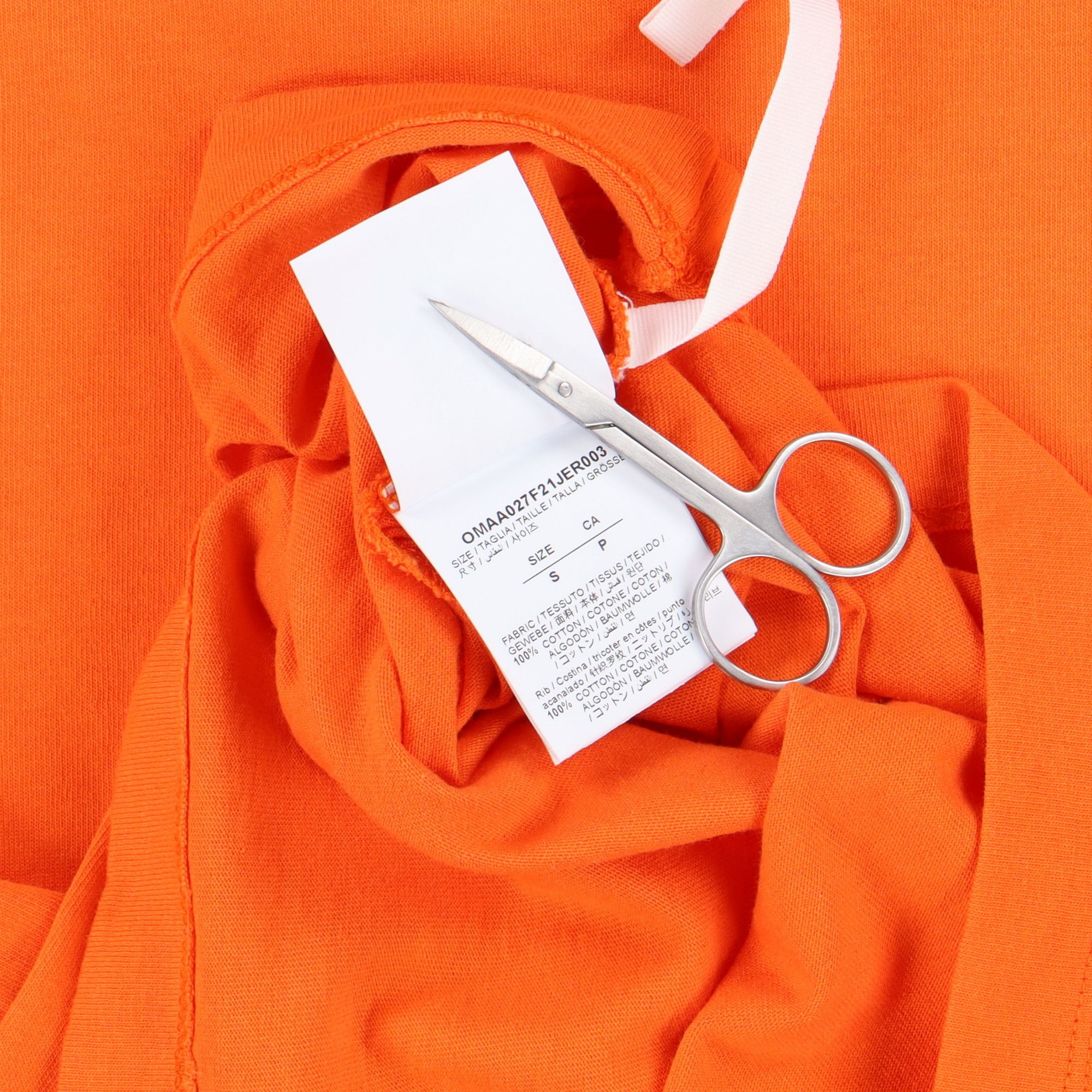 Off-White Orange Rubber Arrow Font Logo T-Shirt Size US S / EU 44-46 / 1 - 6 Thumbnail