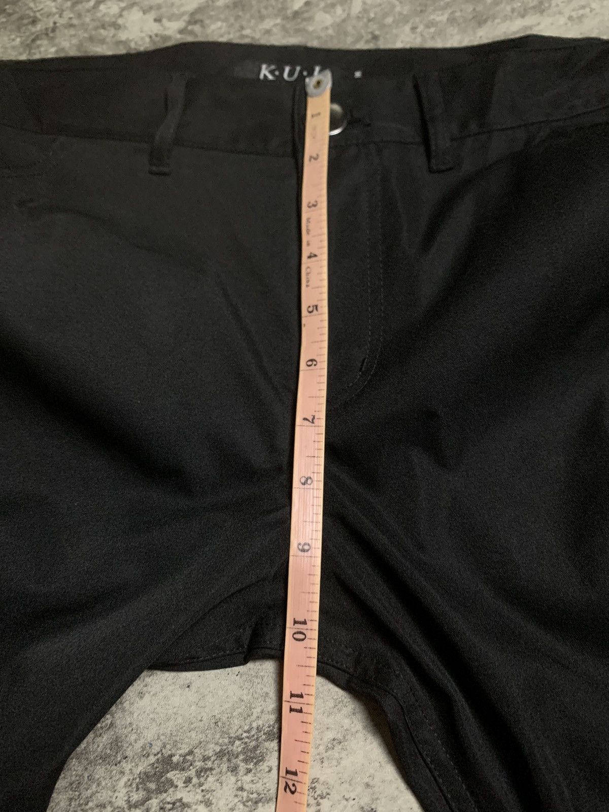 14th Addiction Y2K Kui Black Bondage Cargo Multi Pocket Pants Vkei Style Size US 30 / EU 46 - 16 Thumbnail
