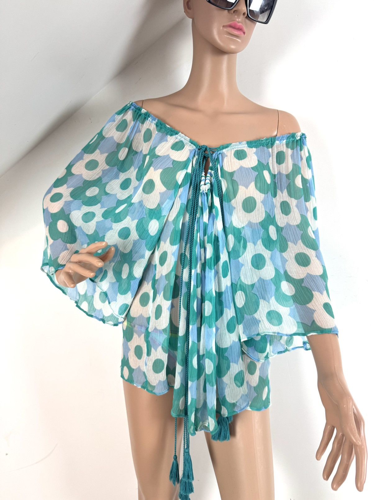 Antik Batik 100% viscose Lightweight airy blouse / tunic XS/S Size S / US 4 / IT 40 - 2 Thumbnail