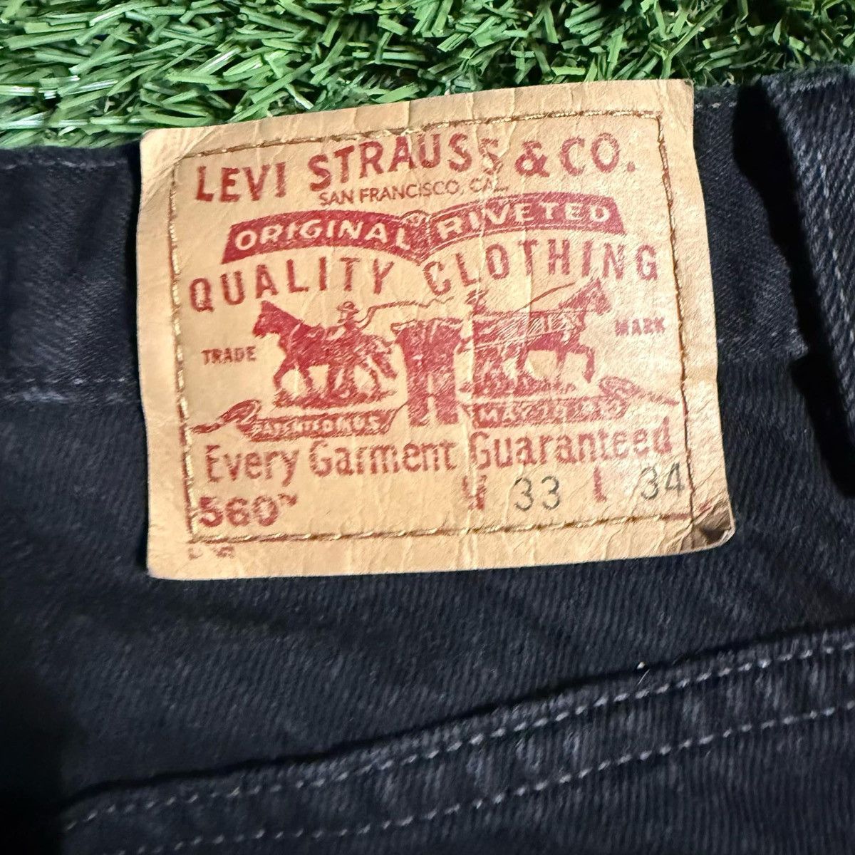 Levi's × Levi's Vintage Clothing × Vintage Y2K Vintage Levi’s 560s Denim Jeans - Loose Fit Tapered Leg Size US 33 - 6 Thumbnail
