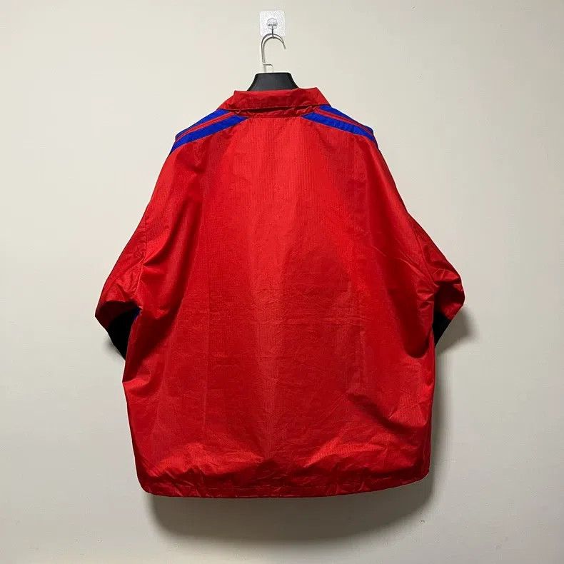 Balenciaga Balenciaga Red and Blue Colorblock Letter Logo Windbreaker Size US S / EU 44-46 / 1 - 2 Thumbnail
