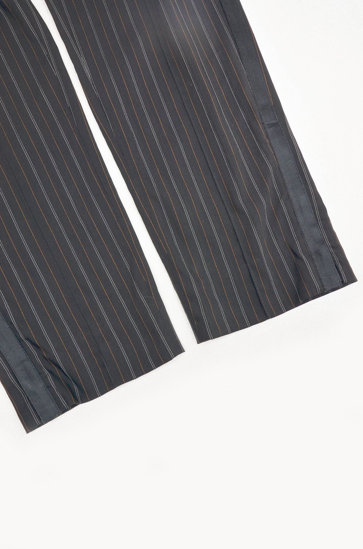 Dolce & Gabbana Dolce & Gabbana Pinstripe Wool Pants Black - Size 38 Size 26" / US 2 / IT 38 - 8 Thumbnail