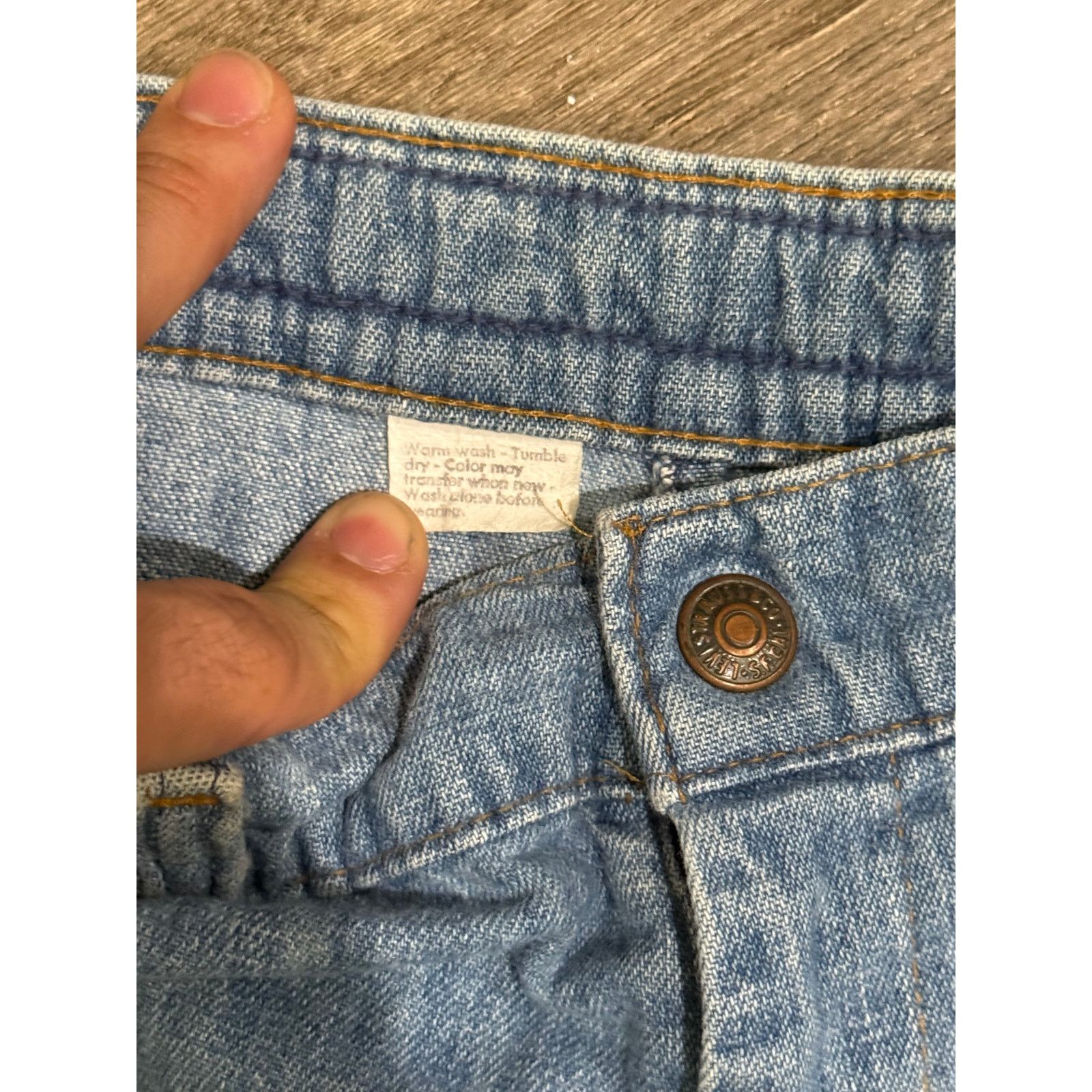 Levi's Vintage 70s High-Waist Women's Orange Tab Levi's Size 27" / US 4 / IT 40 - 3 Thumbnail