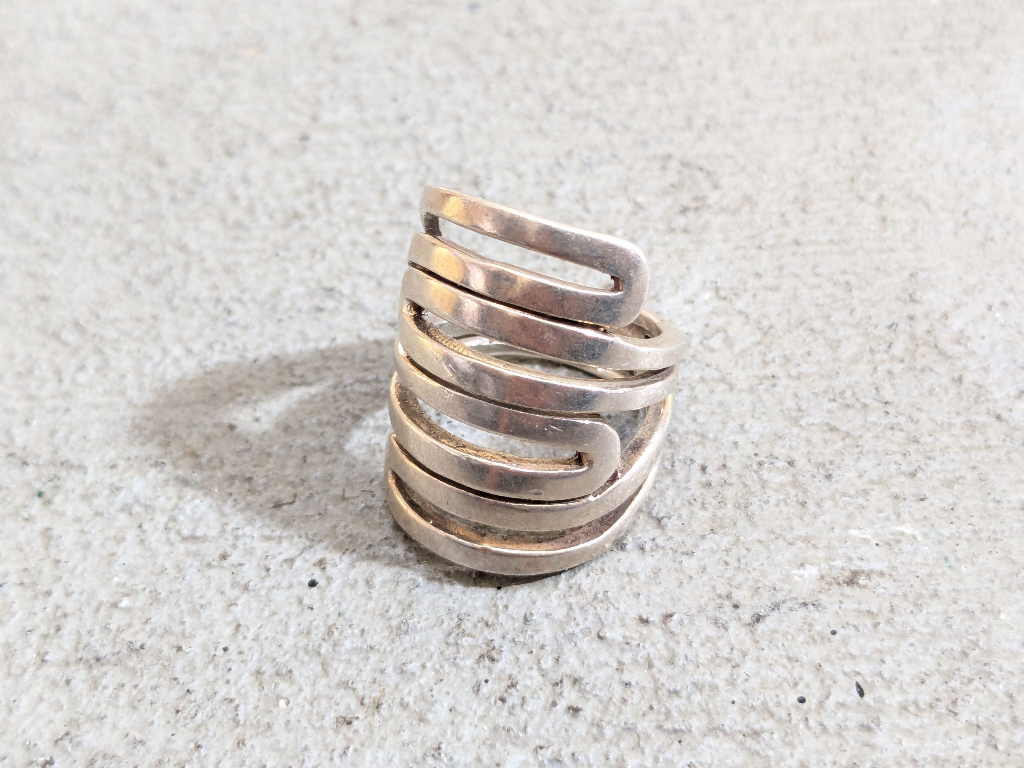 Jewelry × Sterling Silver Silpada Sterling Silver Maze Ring 7 Abstract Modern Avant Size ONE SIZE - 2 Thumbnail