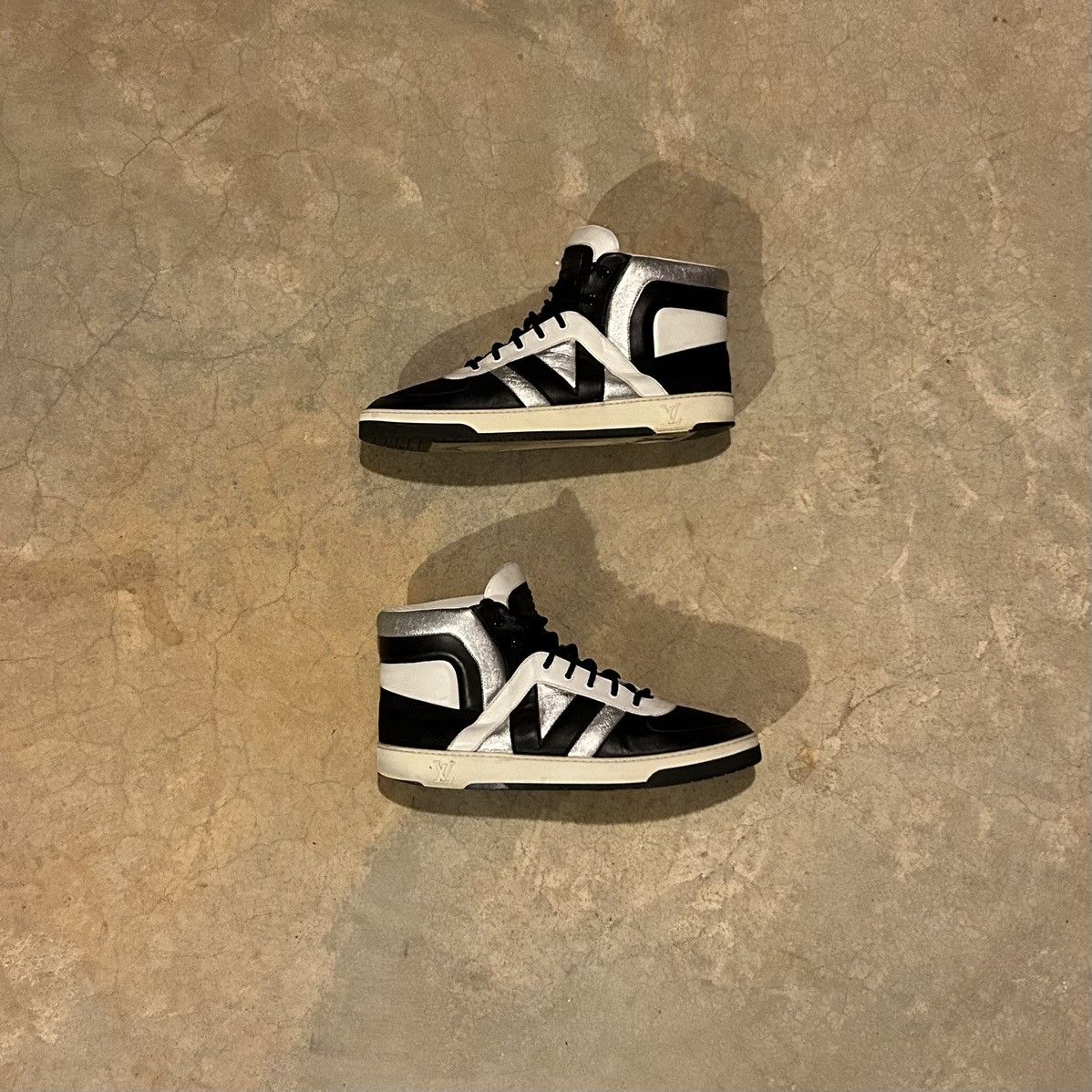 Designer × Louis Vuitton × Vintage Louis Vuitton Tribe Damier Leather High Top Sneaker US 9 Size US 9 / EU 42 - 1 Thumbnail