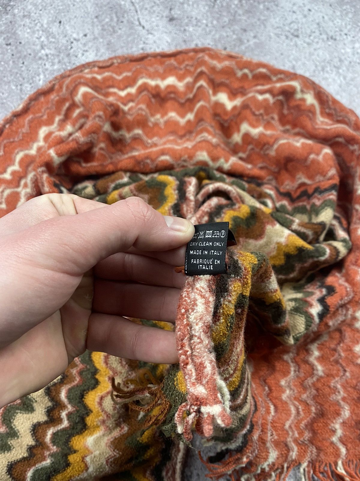 Missoni × Vintage Vintage Missoni classic knit design muffler scarf Lana wool Size ONE SIZE - 10 Thumbnail