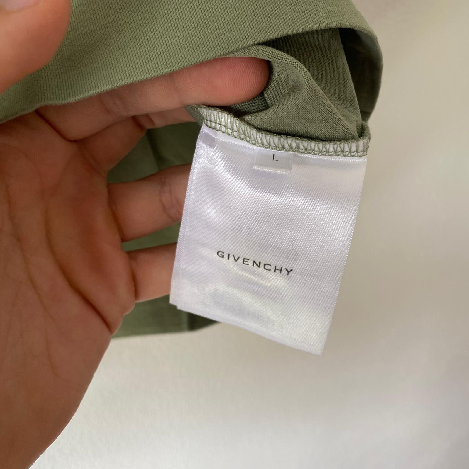 Givenchy Green Embroidered 4G Logo Oversized T-Shirt Size US L / EU 52-54 / 3 - 6 Thumbnail