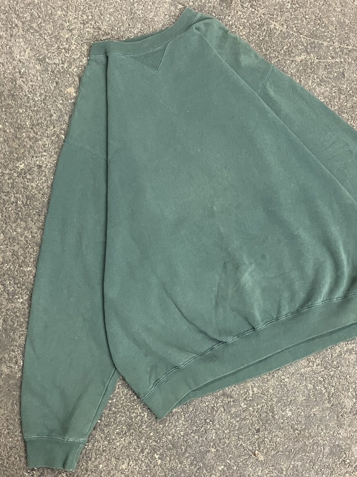 Russell Athletic × Vintage Blank boxy fit sweatshirt russell style earth tone green Size US L / EU 52-54 / 3 - 3 Thumbnail