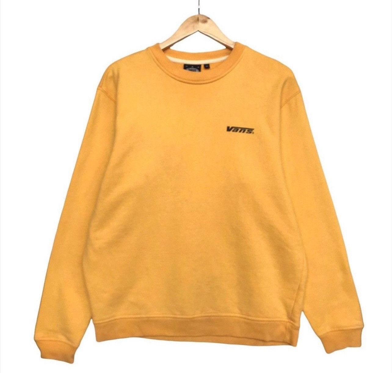 Vans × Vintage Vintage 90s Vans Big Spellout Logo Baggy Boxy Sweatshirt Size US M / EU 48-50 / 2 - 2 Thumbnail