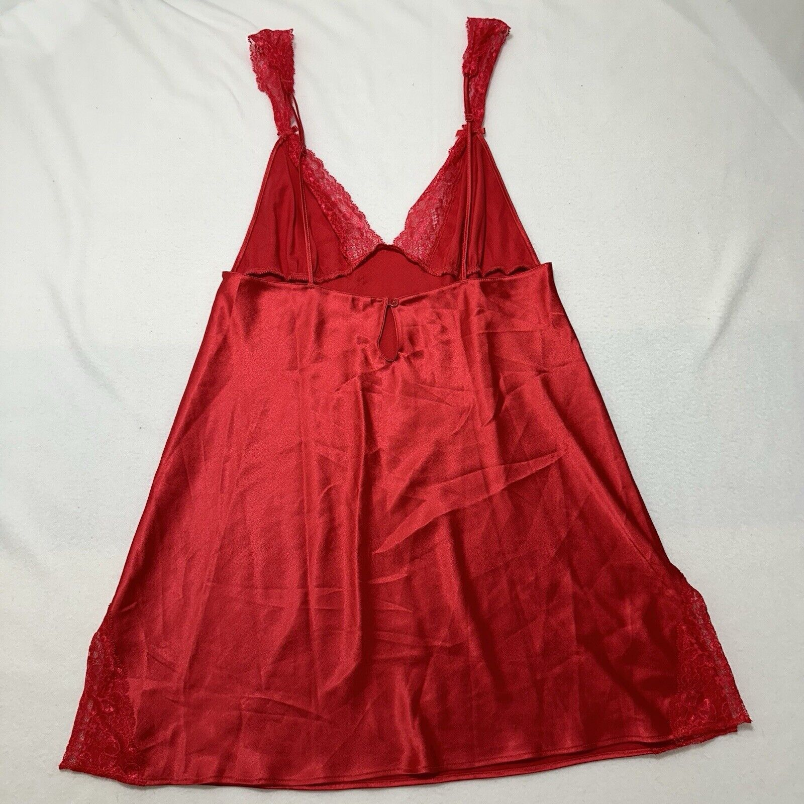 Victoria's Secret Victoria's Secret Medium Satin Slip Dress Babydoll Pajamas Size ONE SIZE - 10 Thumbnail