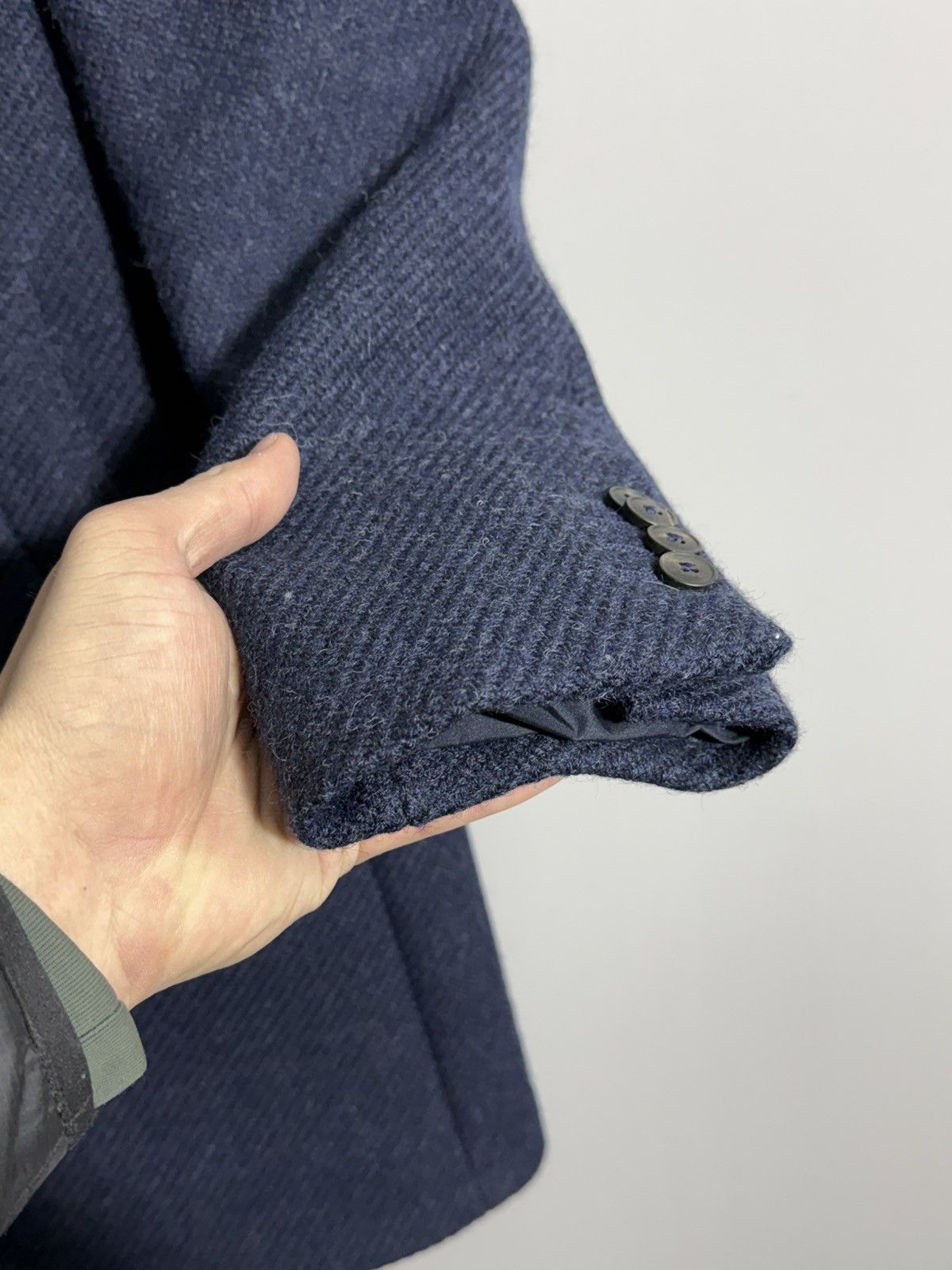 Pal Zileri Pal Zileri LAB Navy Blue wool down coat size 52 Size US L / EU 52-54 / 3 - 11 Thumbnail