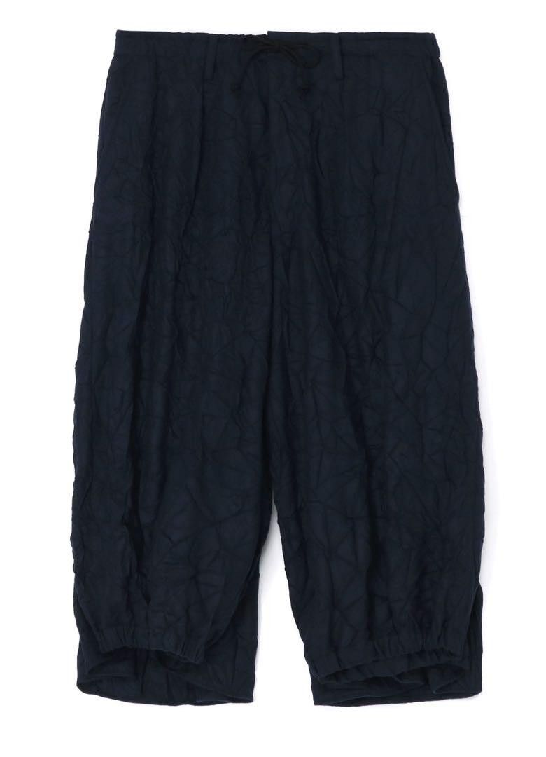Yohji Yamamoto POUR HOMME 23aw texture sarouel shorts pants Size US 35 - 2 Thumbnail