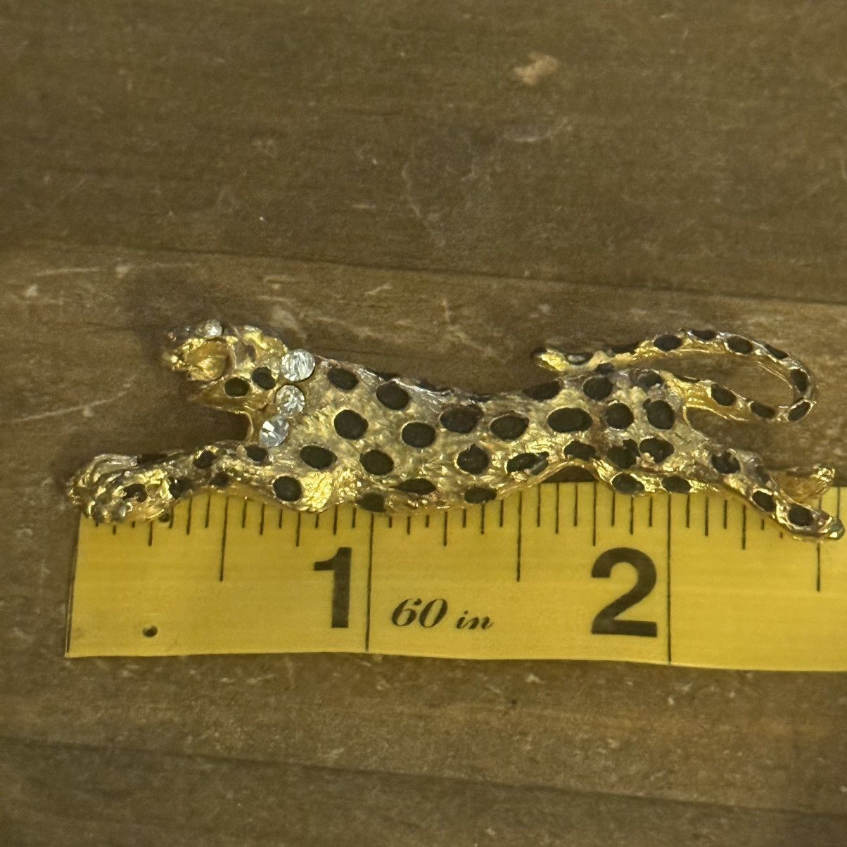 Vintage Vintage gold tone leopard brooch Size ONE SIZE - 2 Thumbnail
