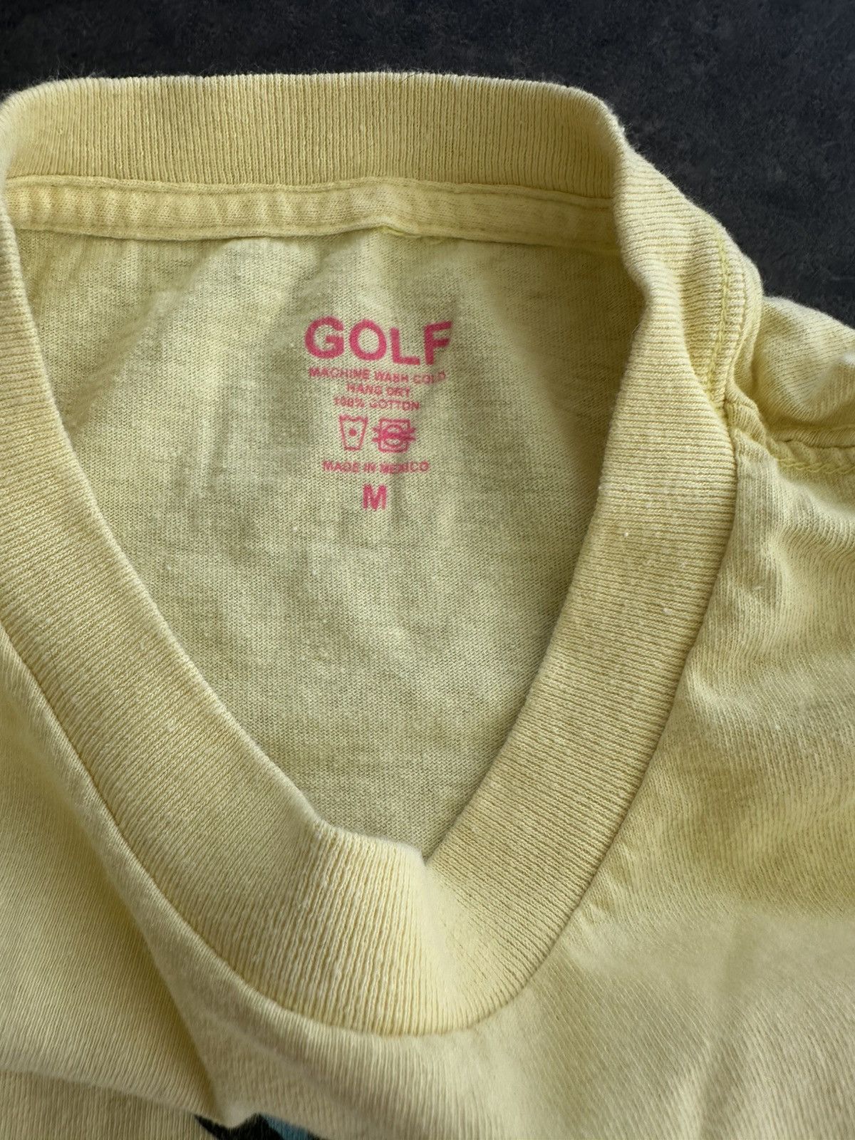 Golf Wang Tyler The Creator Golfwang Yellow Graphic Tee Size US M / EU 48-50 / 2 - 2 Thumbnail