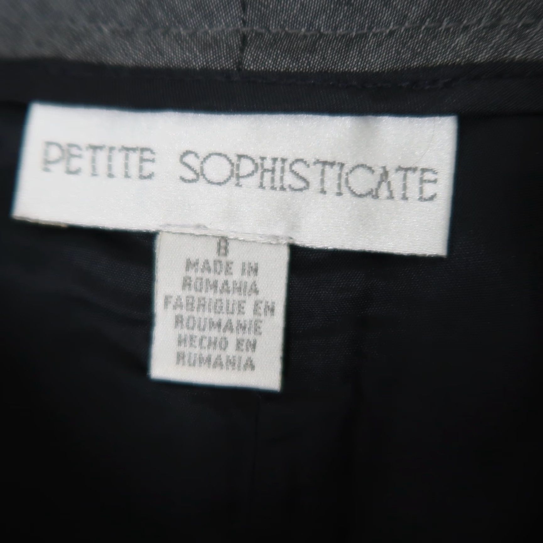Vintage VINTAGE 90s Petite Sophisticate charcoal gabardine maxi skirt 8 Women's Maxi Skirt Long Gray 90s Vintage Mens Womens Girls Size 30" / US 8 / IT 44 - 4 Thumbnail