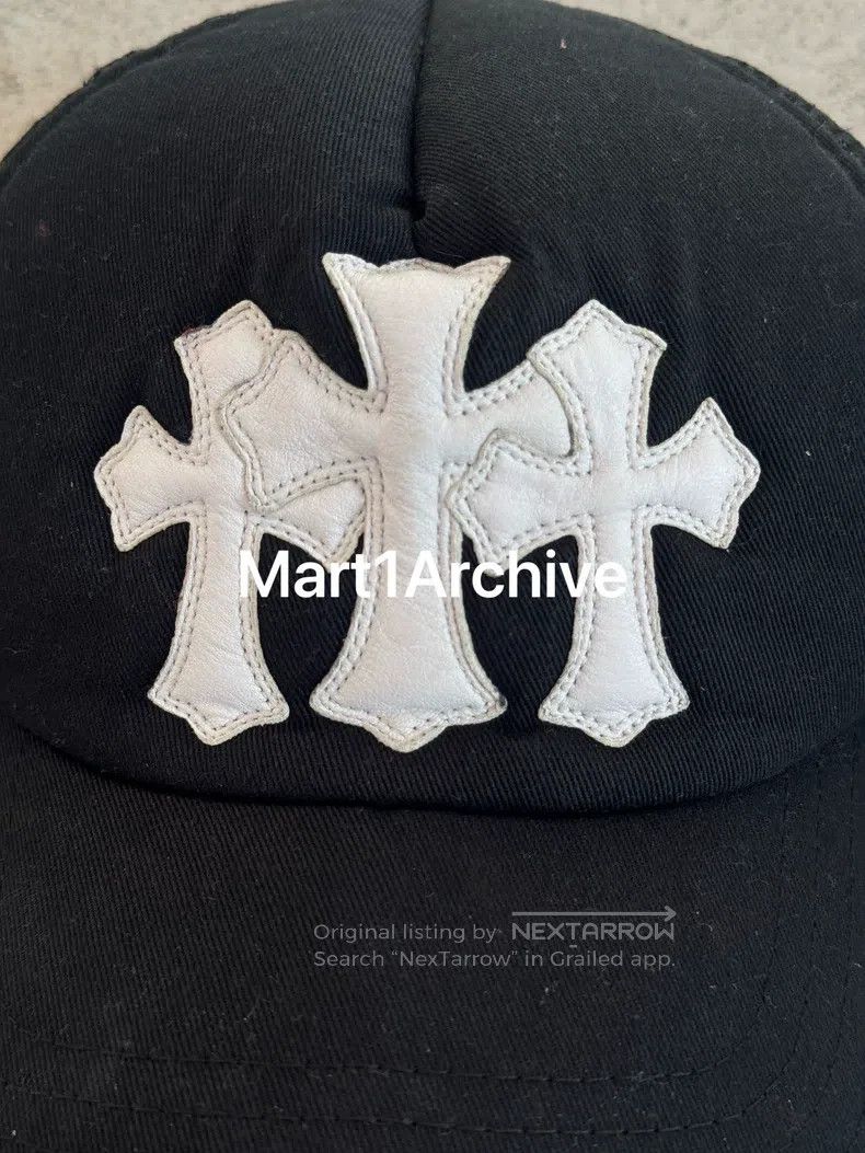 Chrome Hearts CHROME HEARTS Thirty Character Embossed Leather Trucker Ha Size ONE SIZE - 2 Thumbnail