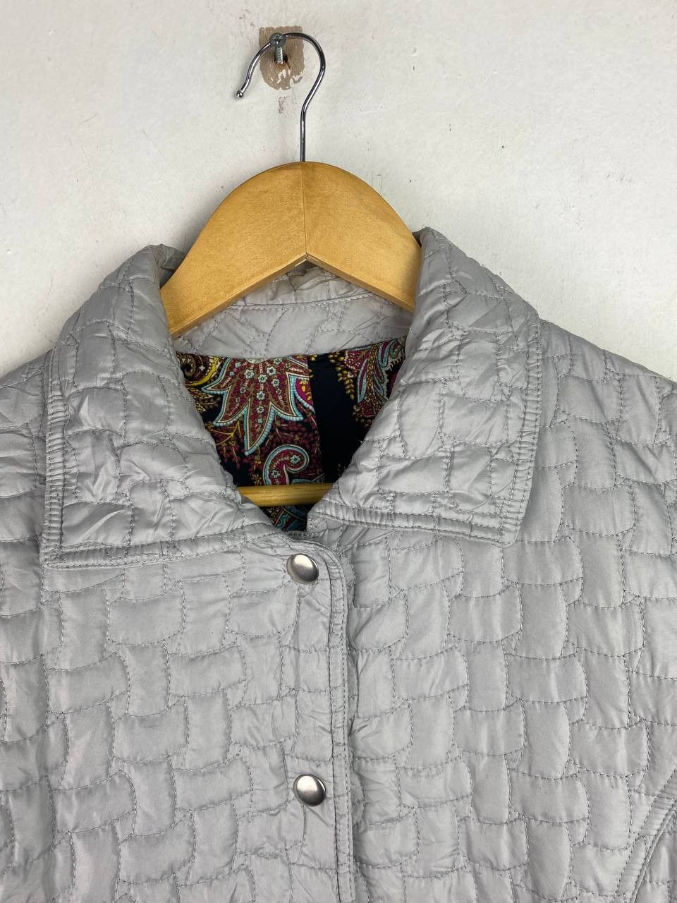Japanese Brand japanese brands quilted jacket paisley design lining Size M / US 6-8 / IT 42-44 - 2 Thumbnail