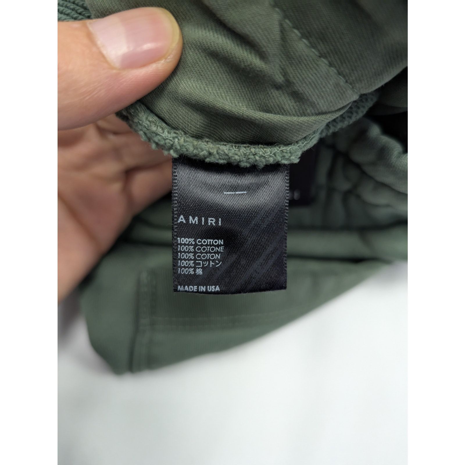 Amiri o1rshd1 Watercolor MA Sweatpants / Joggers in Green/Peach Size US 30 / EU 46 - 20 Thumbnail