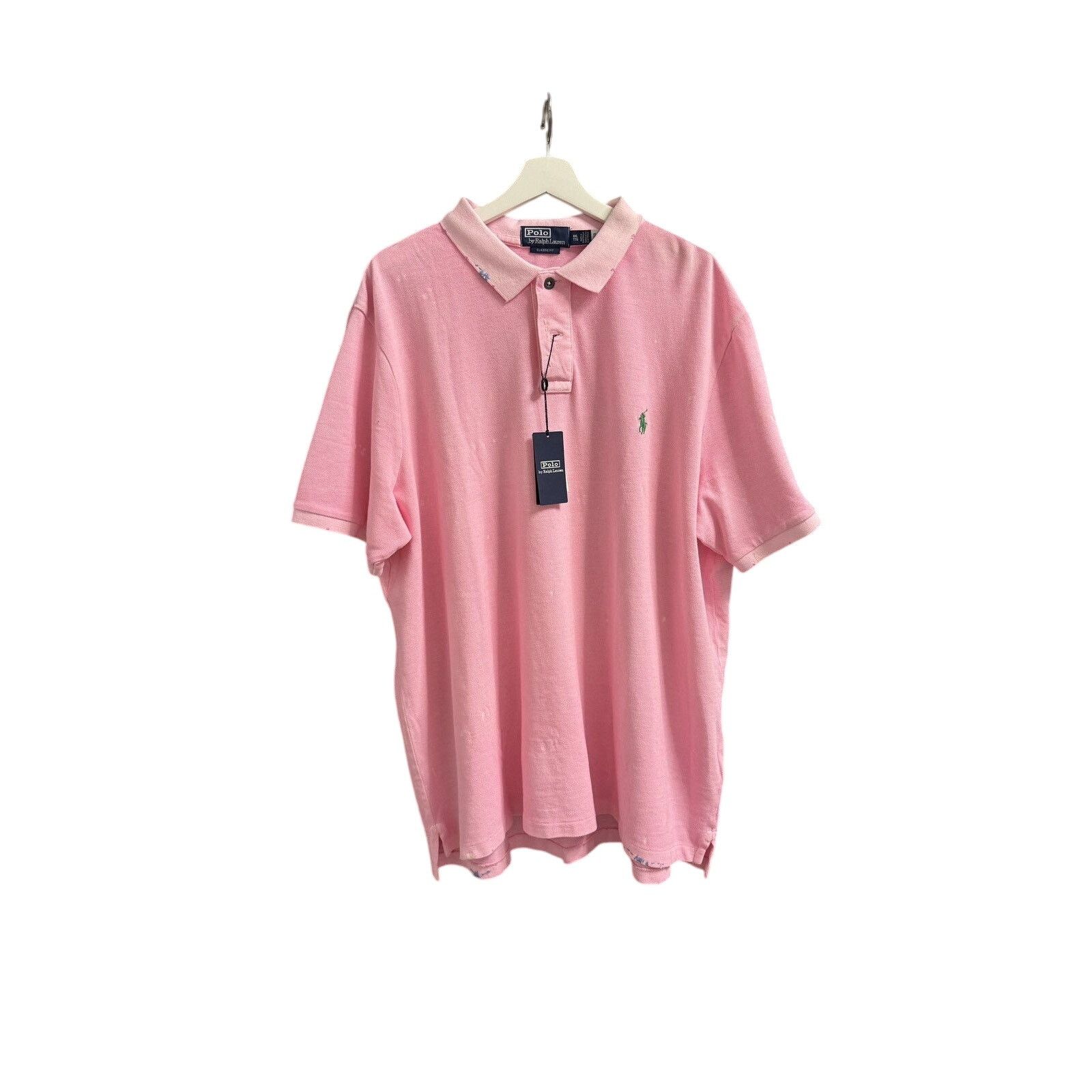 Polo Ralph Lauren Polo Ralph Lauren Classic Fit Mended Mesh Polo Shirt $198 Size US XXL / EU 58 / 5 - 1 Thumbnail