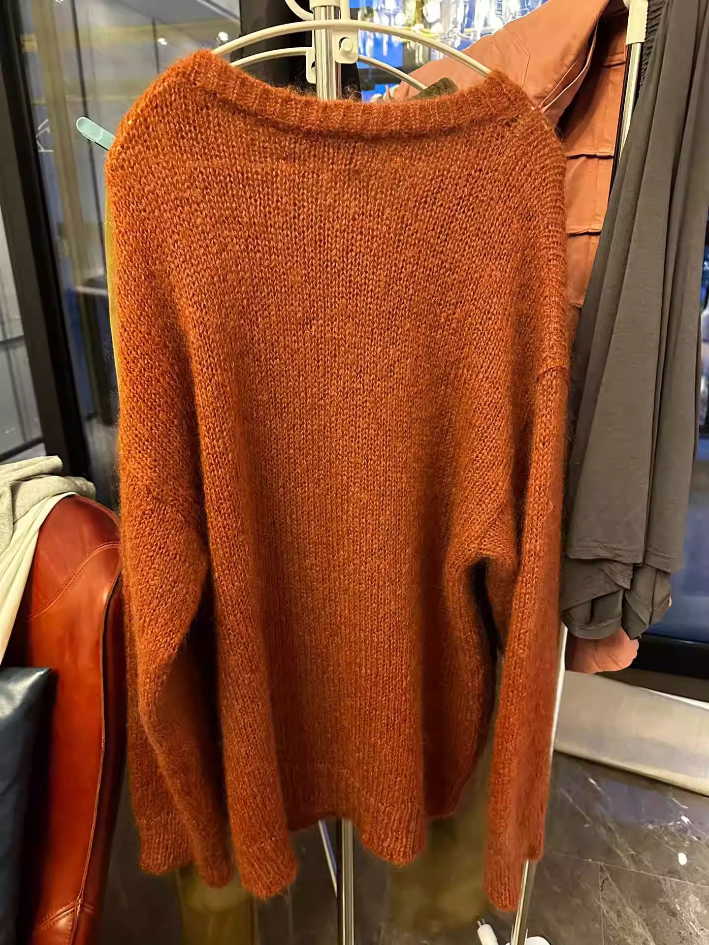 Enfants Riches Deprimes ENFANTS RICHES DEPRIMES ERD Orange Mohair Sweater Size US L / EU 52-54 / 3 - 2 Thumbnail