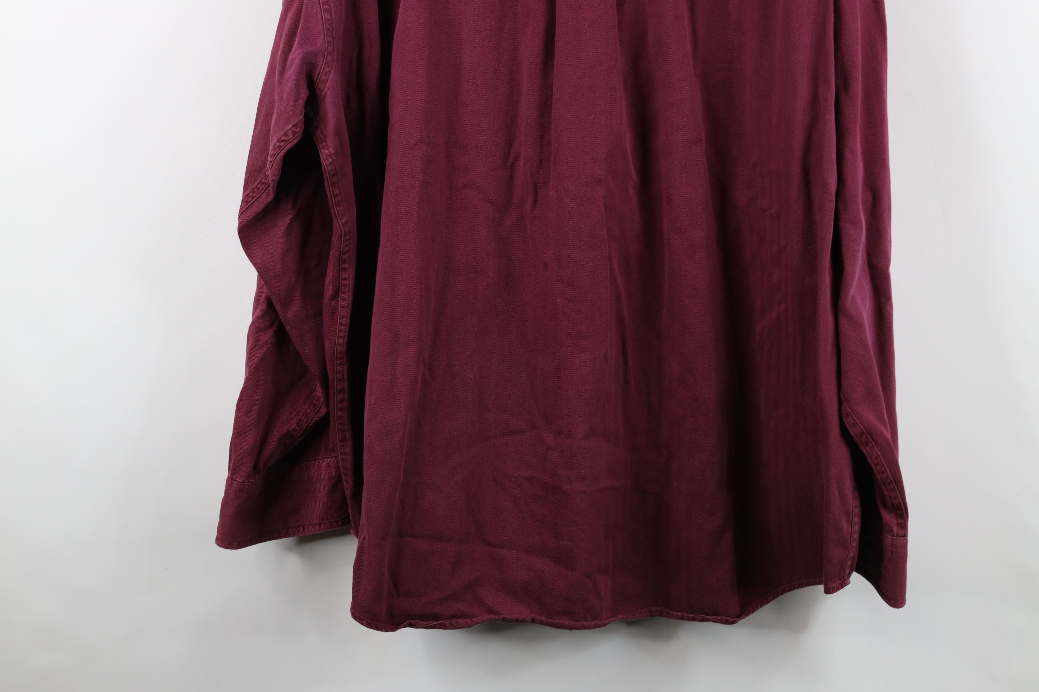 Ralph Lauren Vintage 90s Chaps Ralph Lauren Herringbone Collared Shirt Size US XXL / EU 58 / 5 - 15 Thumbnail