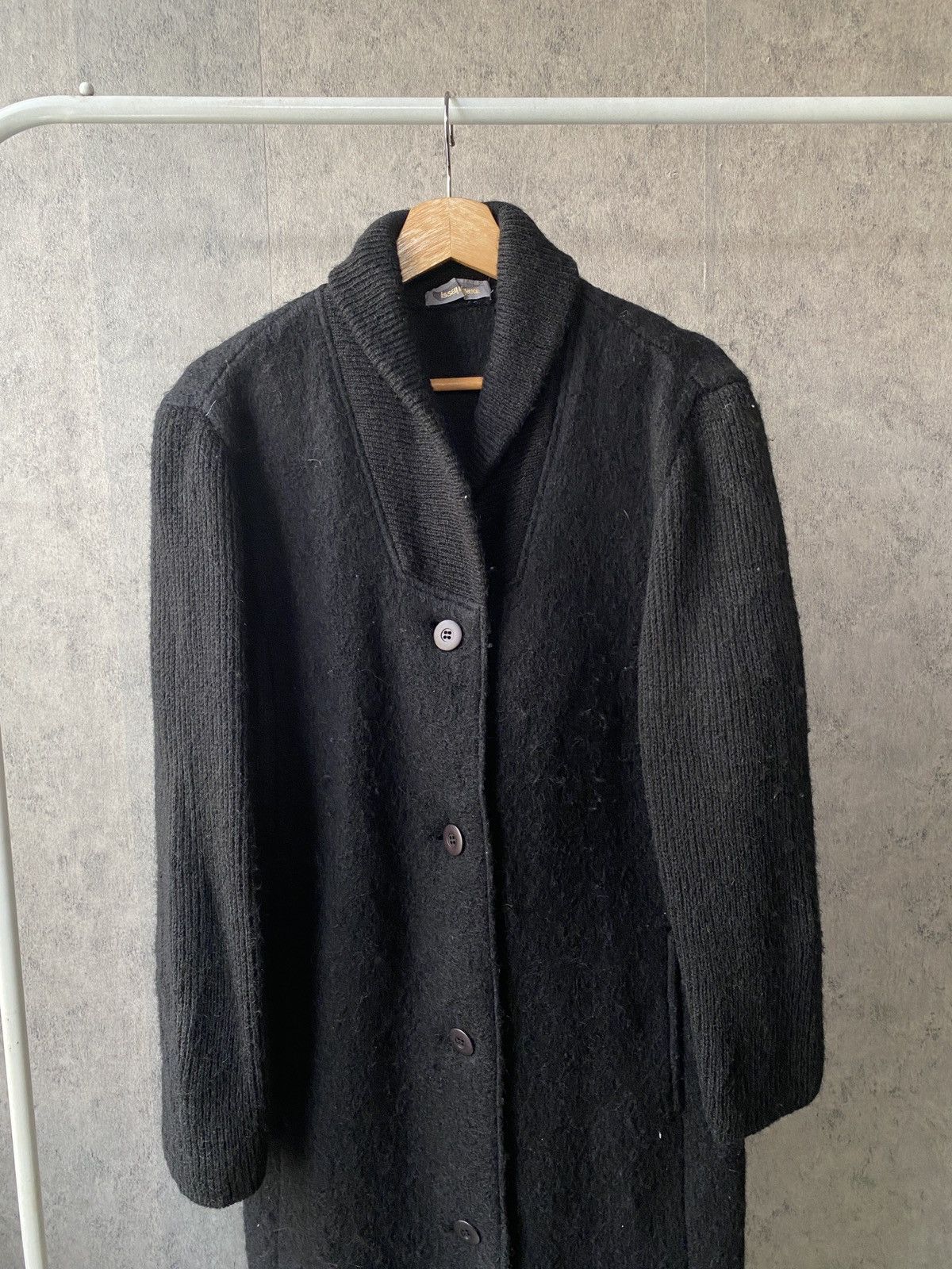 Issey Miyake Vintage 80s Issey Miyake Wool Long Coat Size US M / EU 48-50 / 2 - 5 Thumbnail