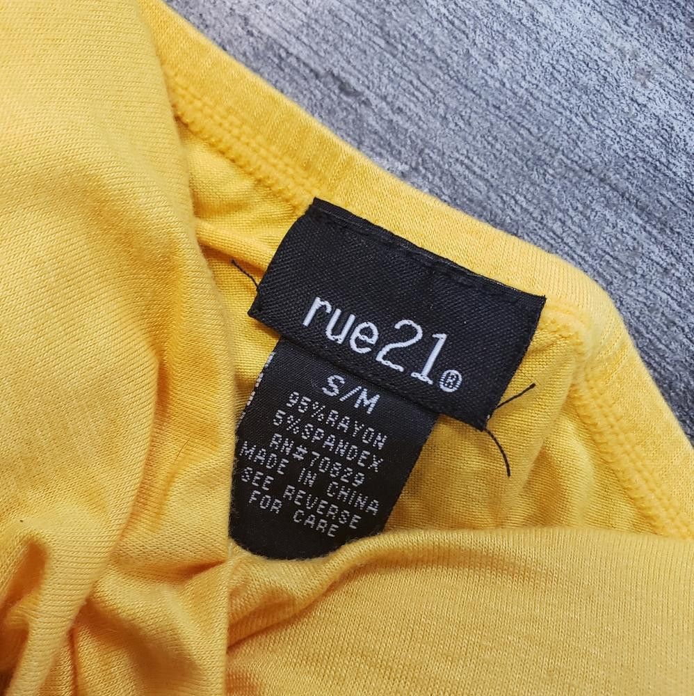 rue21 Mustard Rue21 Front Twist Bandeau Bra Size ONE SIZE - 3 Thumbnail