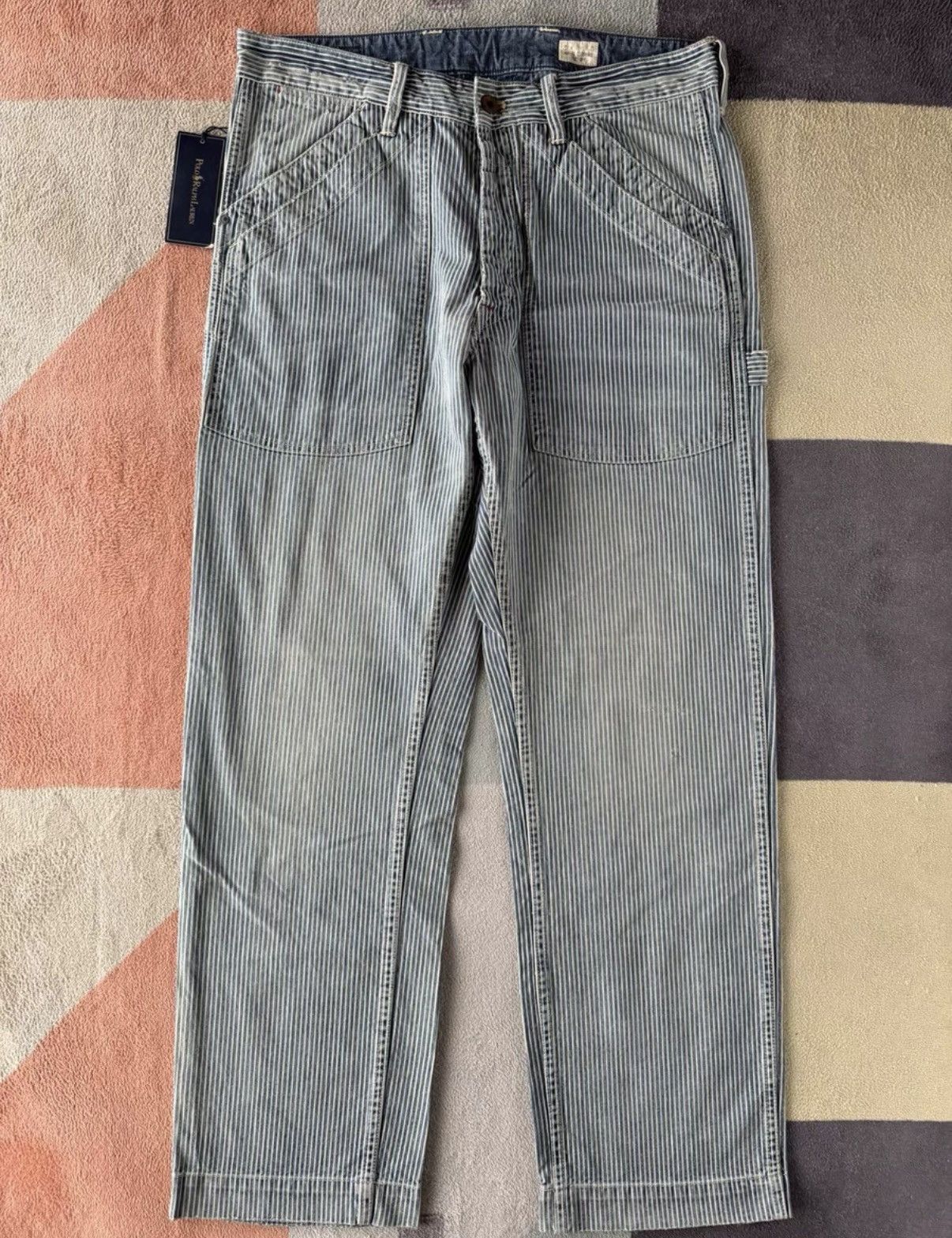 Polo Ralph Lauren Ralph Lauren Polo RL Striped Naval Deck Pants K22 Size US 32 / EU 48 - 1 Thumbnail