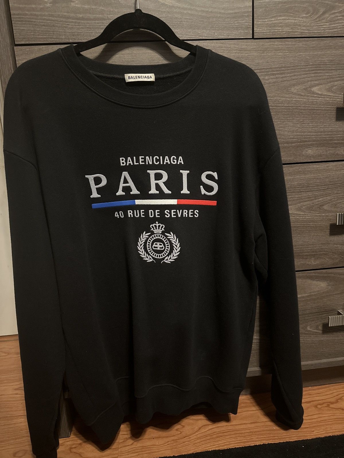 image of Balenciaga Sweatshirt in Black, Men's (Size Small)