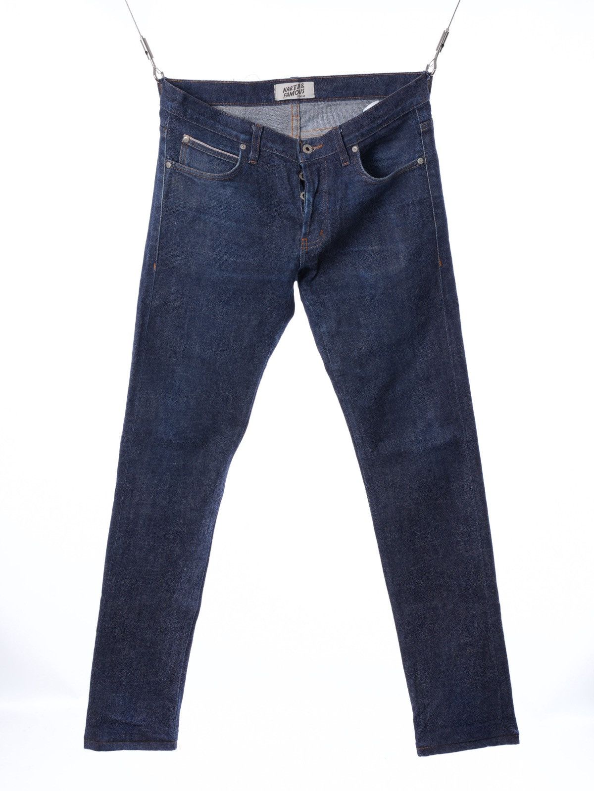 Naked & Famous Naked Famous Denim Jeans Selvedge SuperSkinnyGuy w33 Size US 33 - 8 Thumbnail