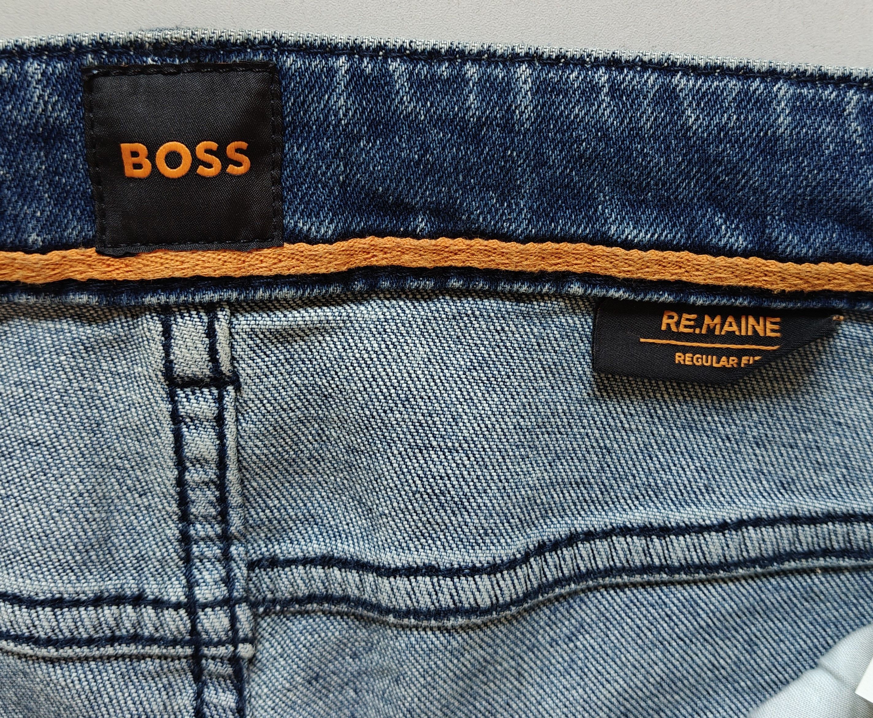 Hugo Boss BOSS RE.MAINE Regular fit men's Jeans Free Shipping T/6086 Size US 31 - 7 Thumbnail
