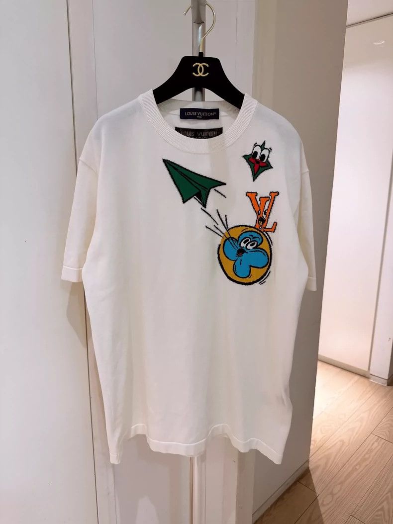 Louis Vuitton Louis Vuitton Paper airplane short sleeve 2503-Nextarrow Size US L / EU 52-54 / 3 - 1 Thumbnail