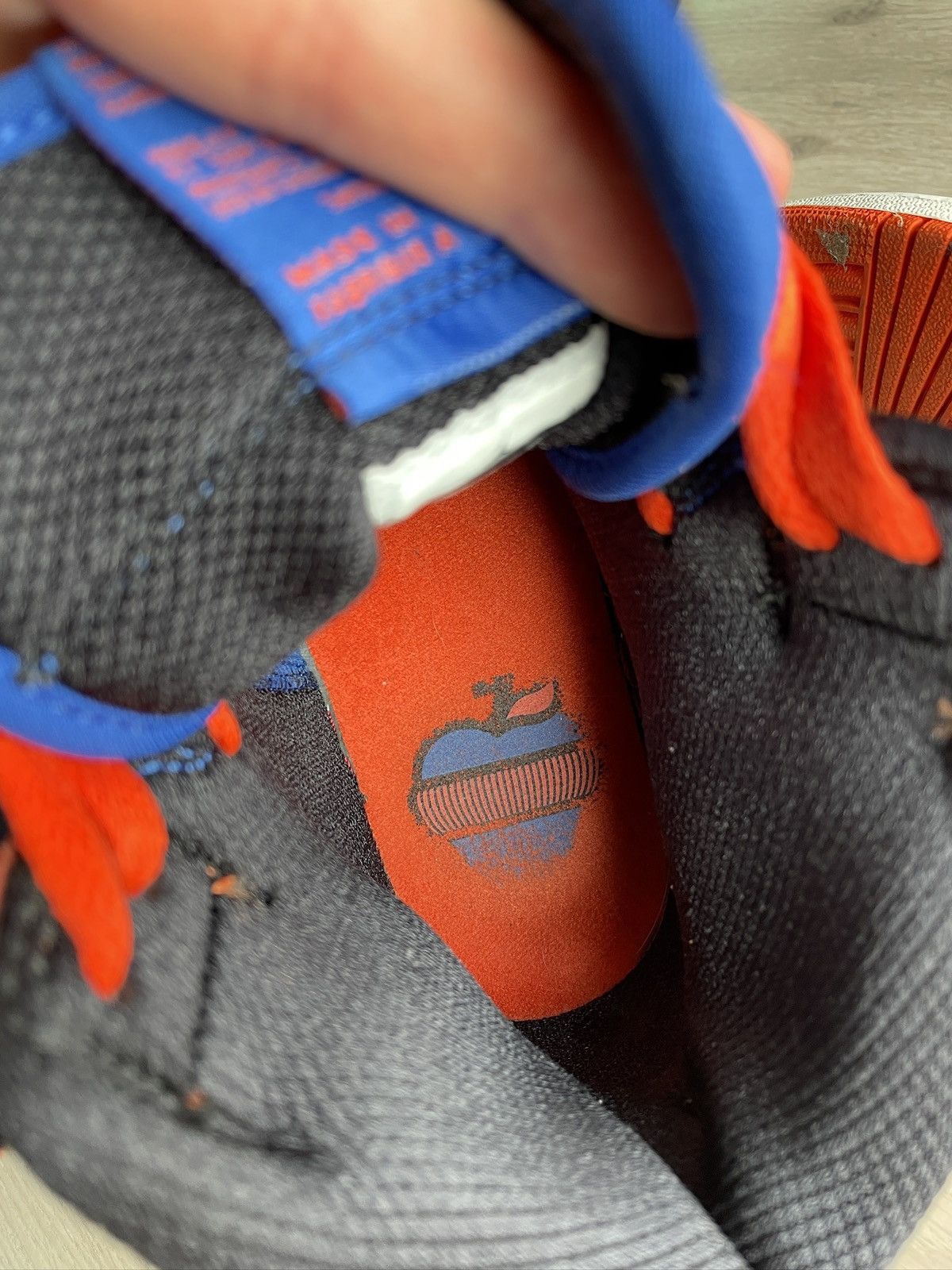 Jordan Brand Air Jordan 1 High Knicks NYK 42 8.5 Orange blue Size US 8.5 / EU 41-42 - 9 Thumbnail