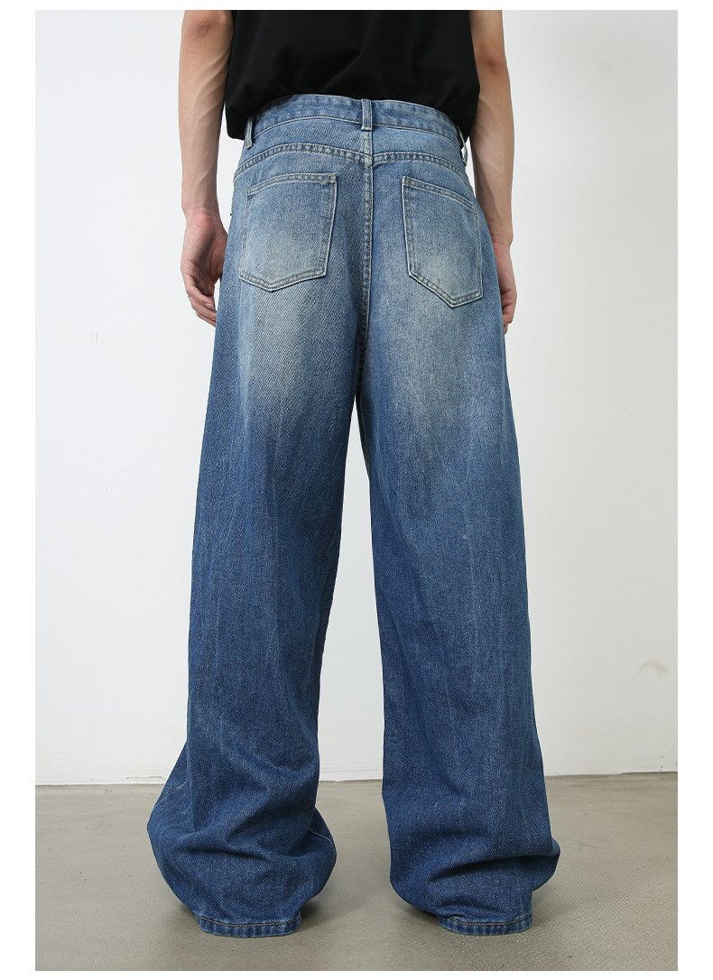 Japanese Brand × Jean Trendy Lightning Washed Vintage Loose Jeans Size US 32 / EU 48 - 6 Thumbnail