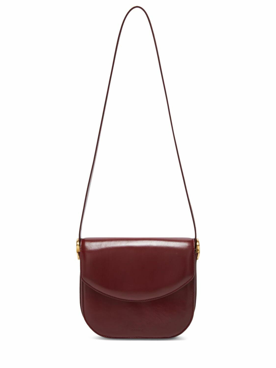 Jil Sander o1loc1c0426 Size:OS/Medium Coin Leather Bag in Dark Red Size ONE SIZE - 1 Thumbnail