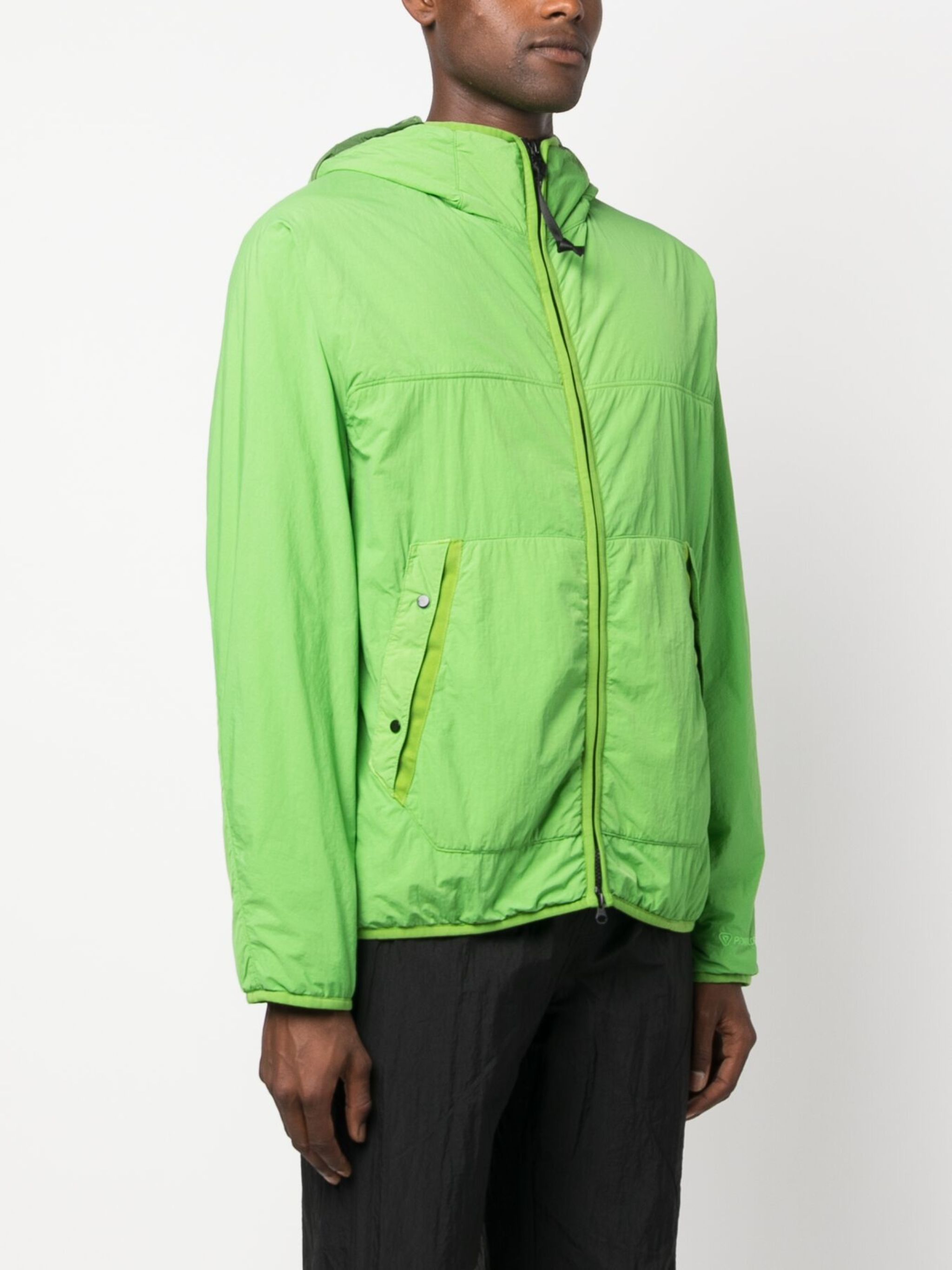 C.P. Company o1y1224 Logo Hooded Jacket in Green Size US M / EU 48-50 / 2 - 3 Thumbnail