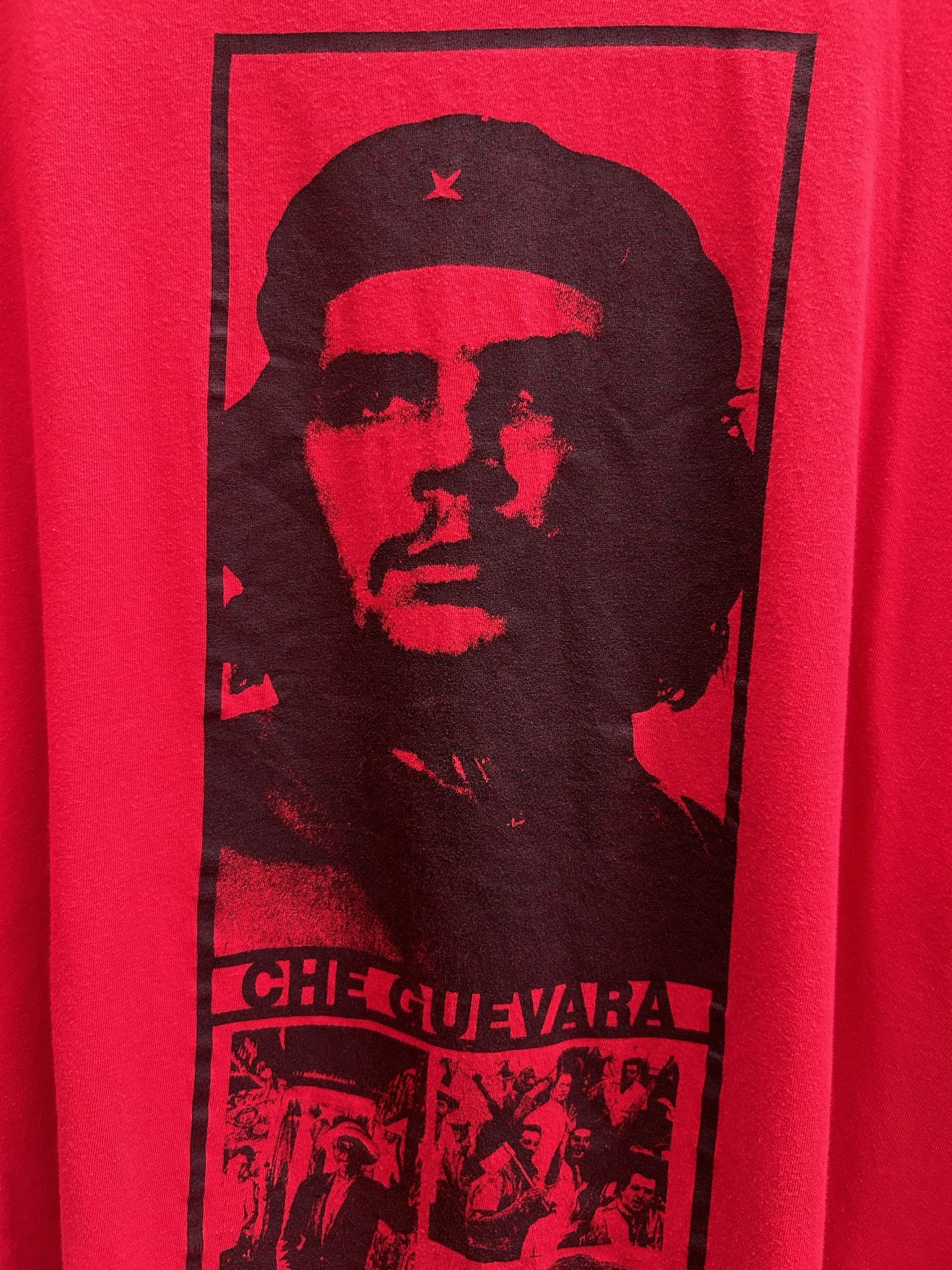Band Tees Che Guevara Vintage 2001 Hasta La Victoria Siempre Red Tee Size US XXL / EU 58 / 5 - 9 Thumbnail