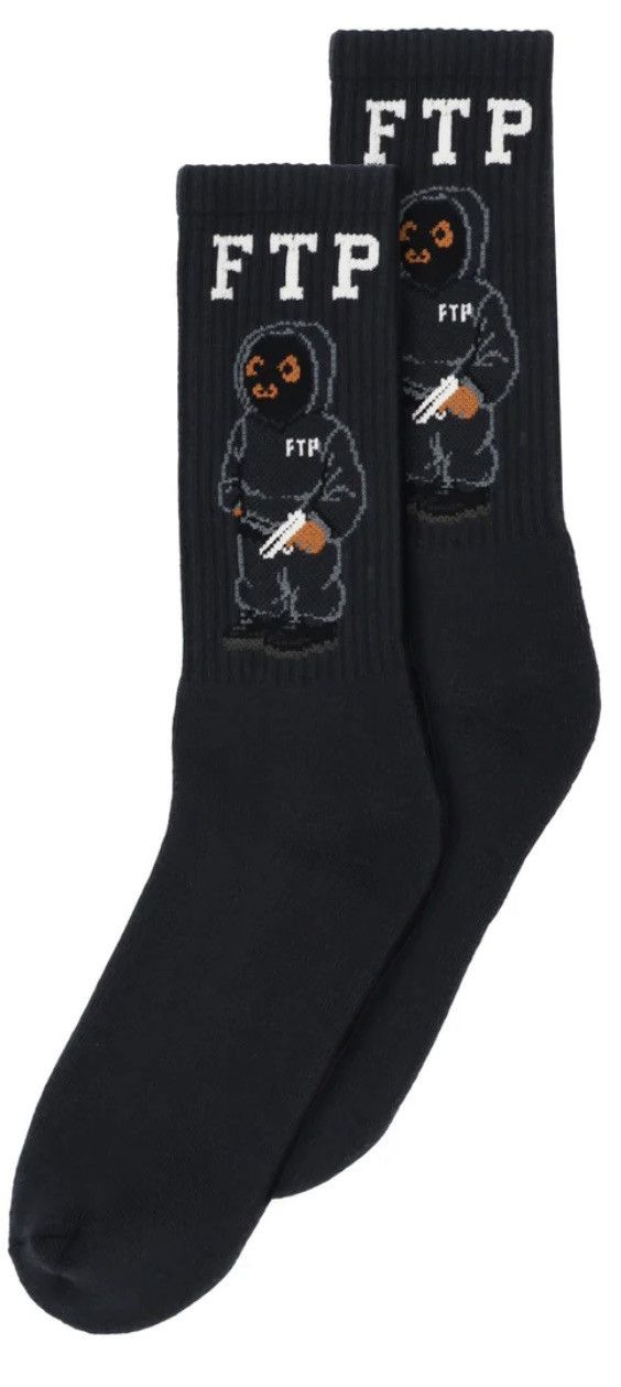 G59 Records FTP Bear Socks (Black) Ftp x G59 x $uicideboy$ Size ONE SIZE - 1 Thumbnail
