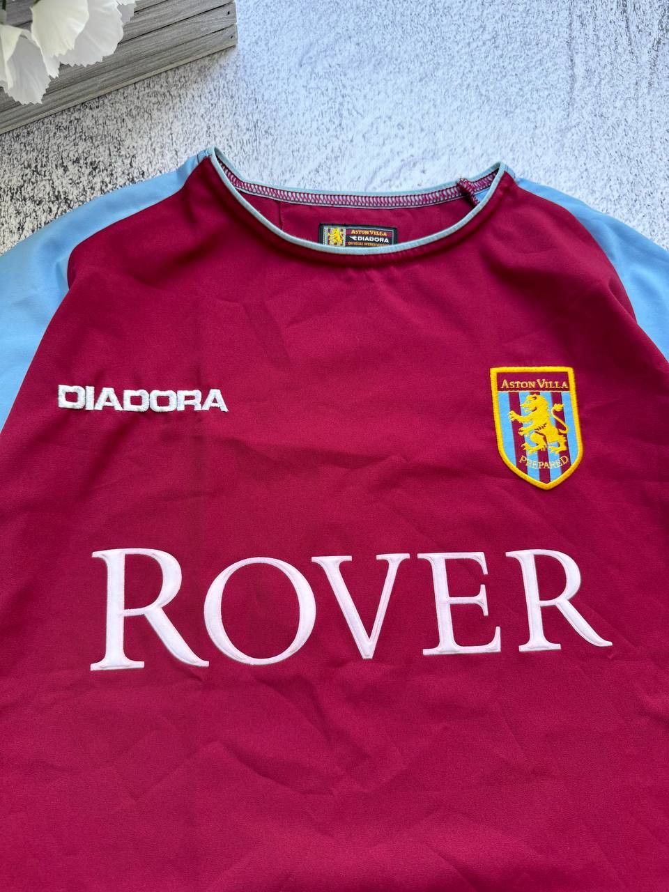Aston Villa アストンヴィラ 2002 diadora  2002/03 ANGEL #8 Aston Villa Vintage Diadora Football Shirt