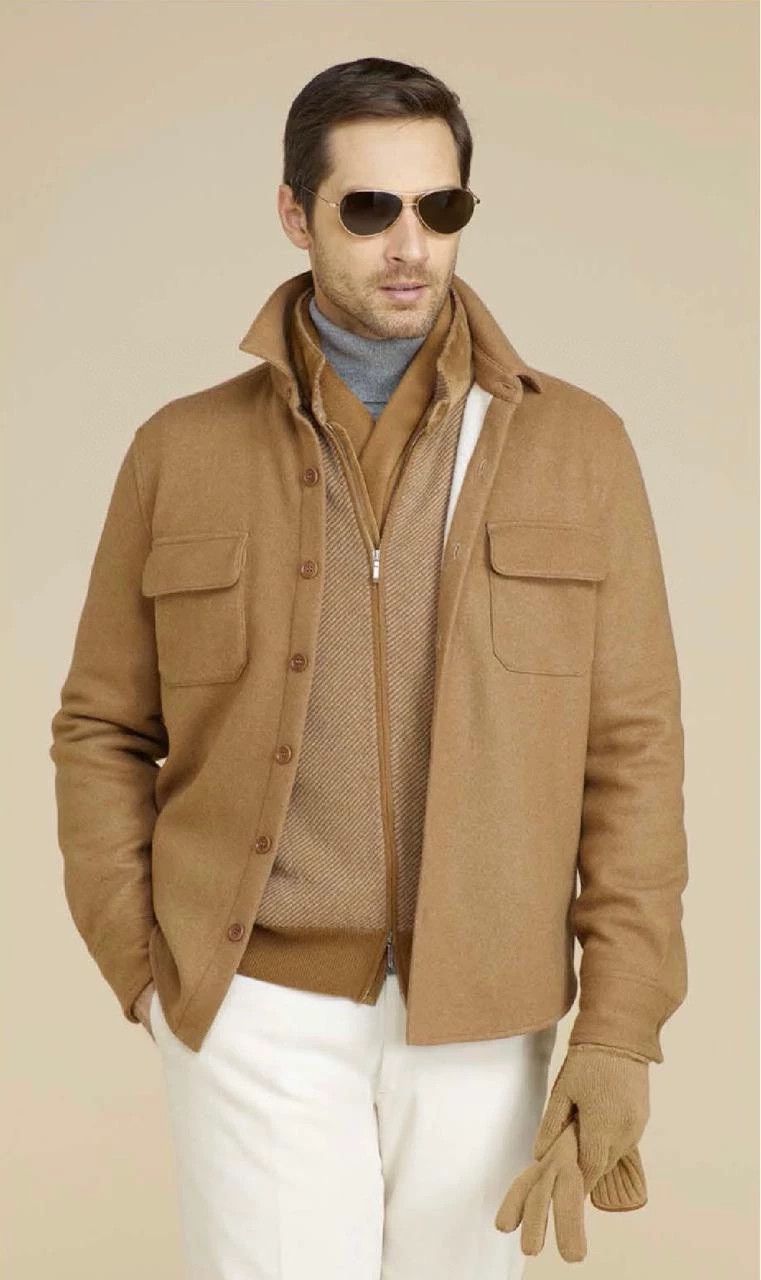 Loro Piana LORO PIANA Camel-hair jacket Size US M / EU 48-50 / 2 - 1 Thumbnail